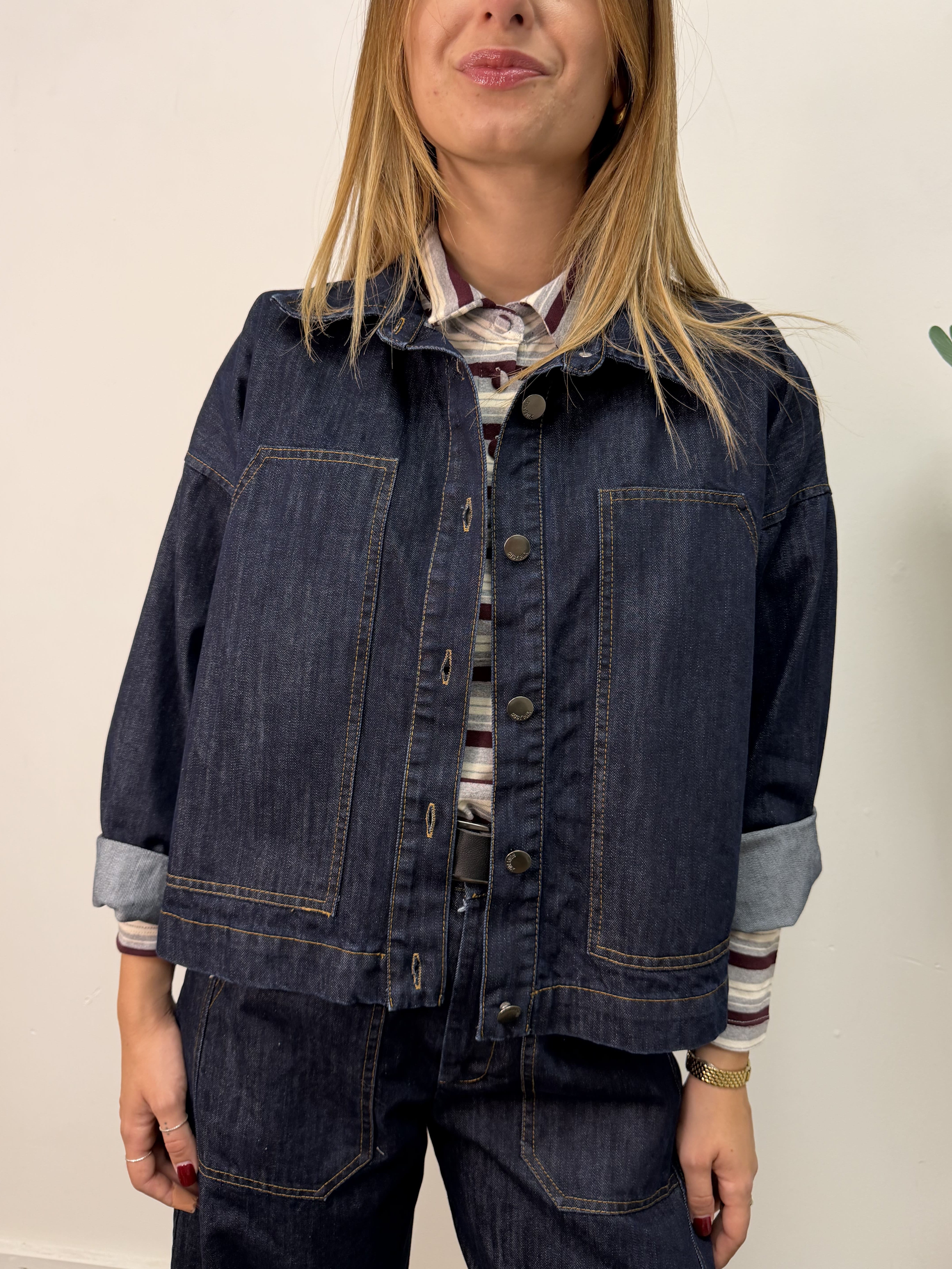 Giacca camicia di jeans Susy Mix