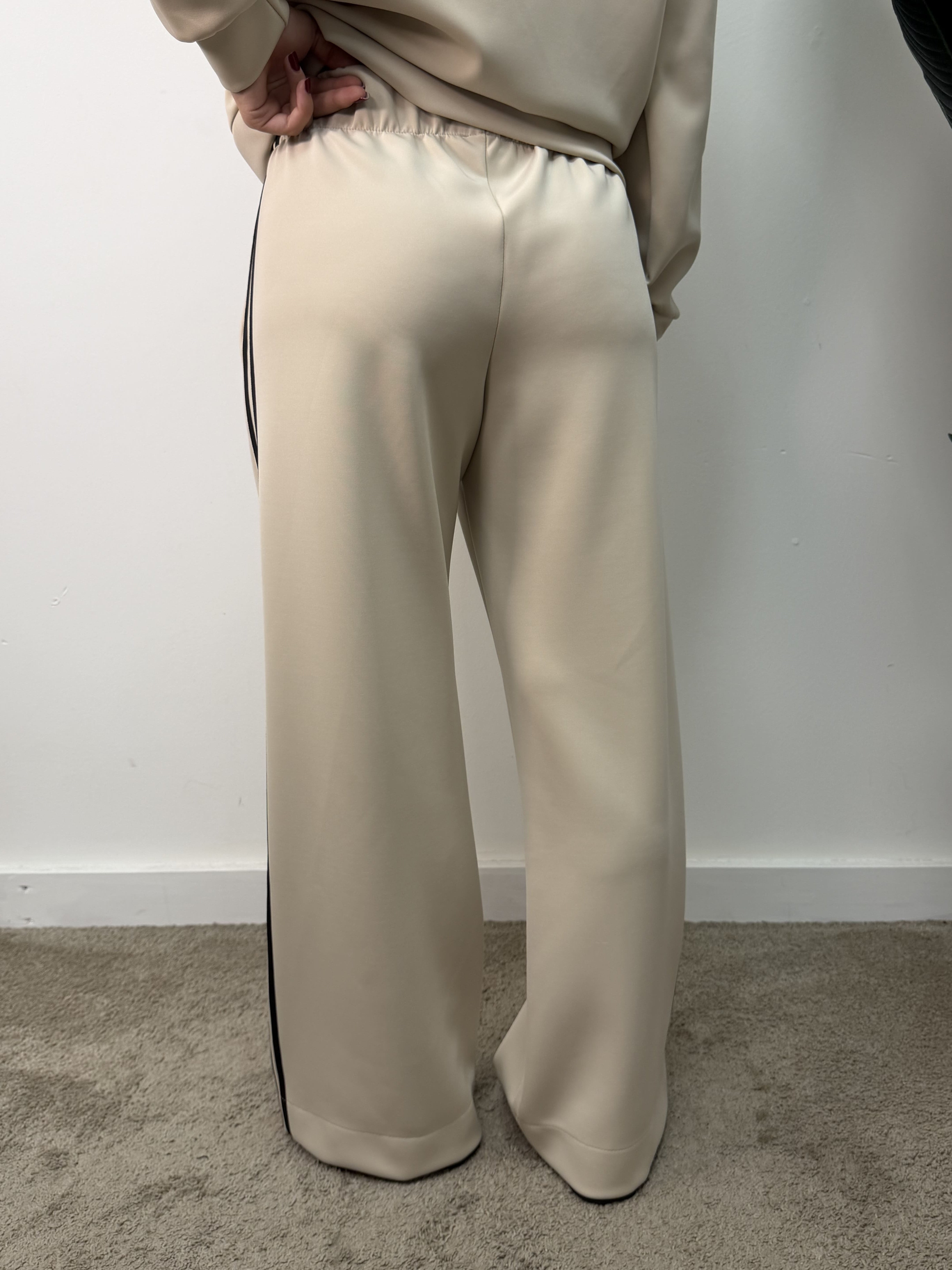 Pantalone acetato con bande laterali Susy Mix