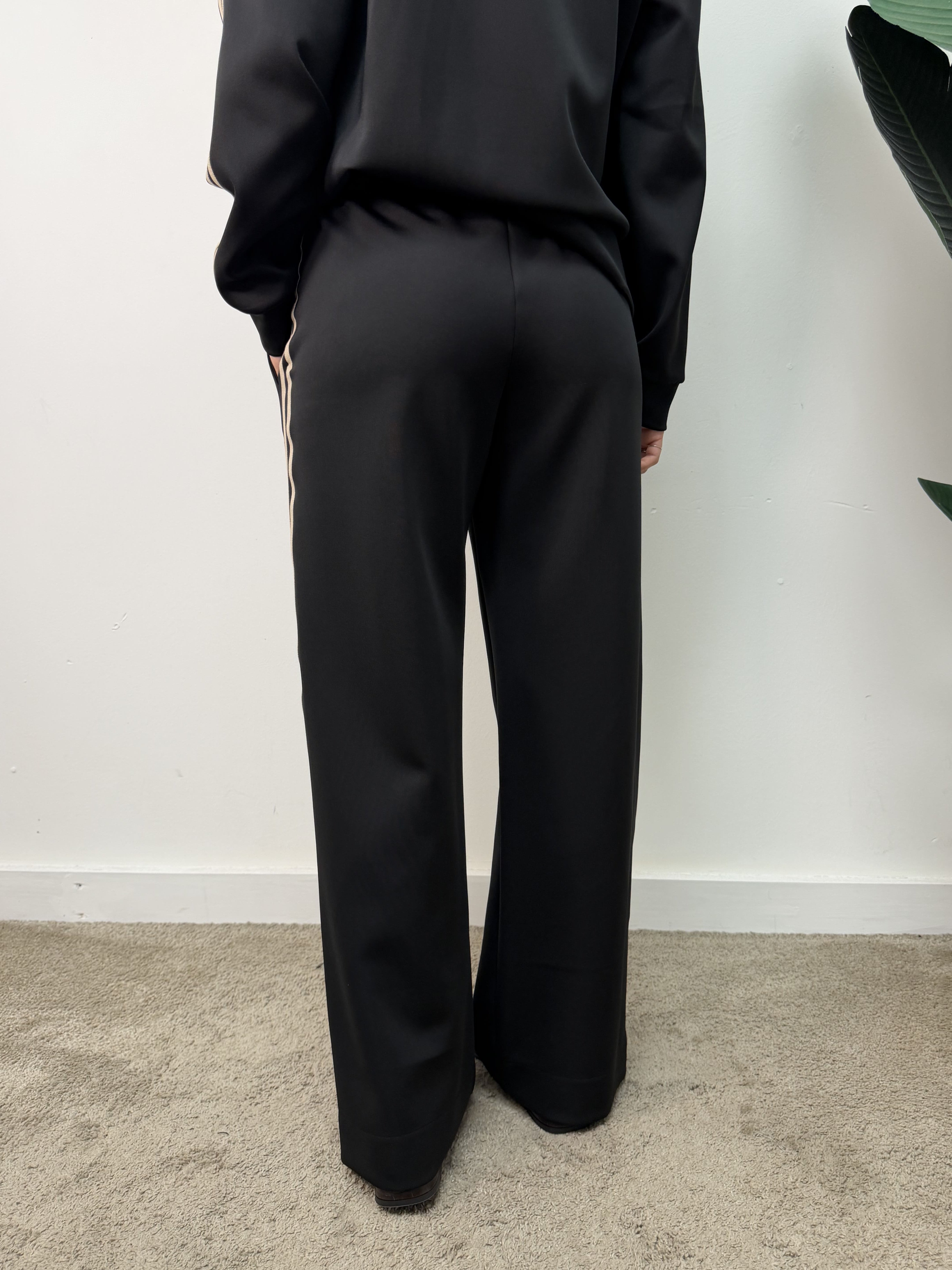 Pantalone acetato con bande laterali Susy Mix