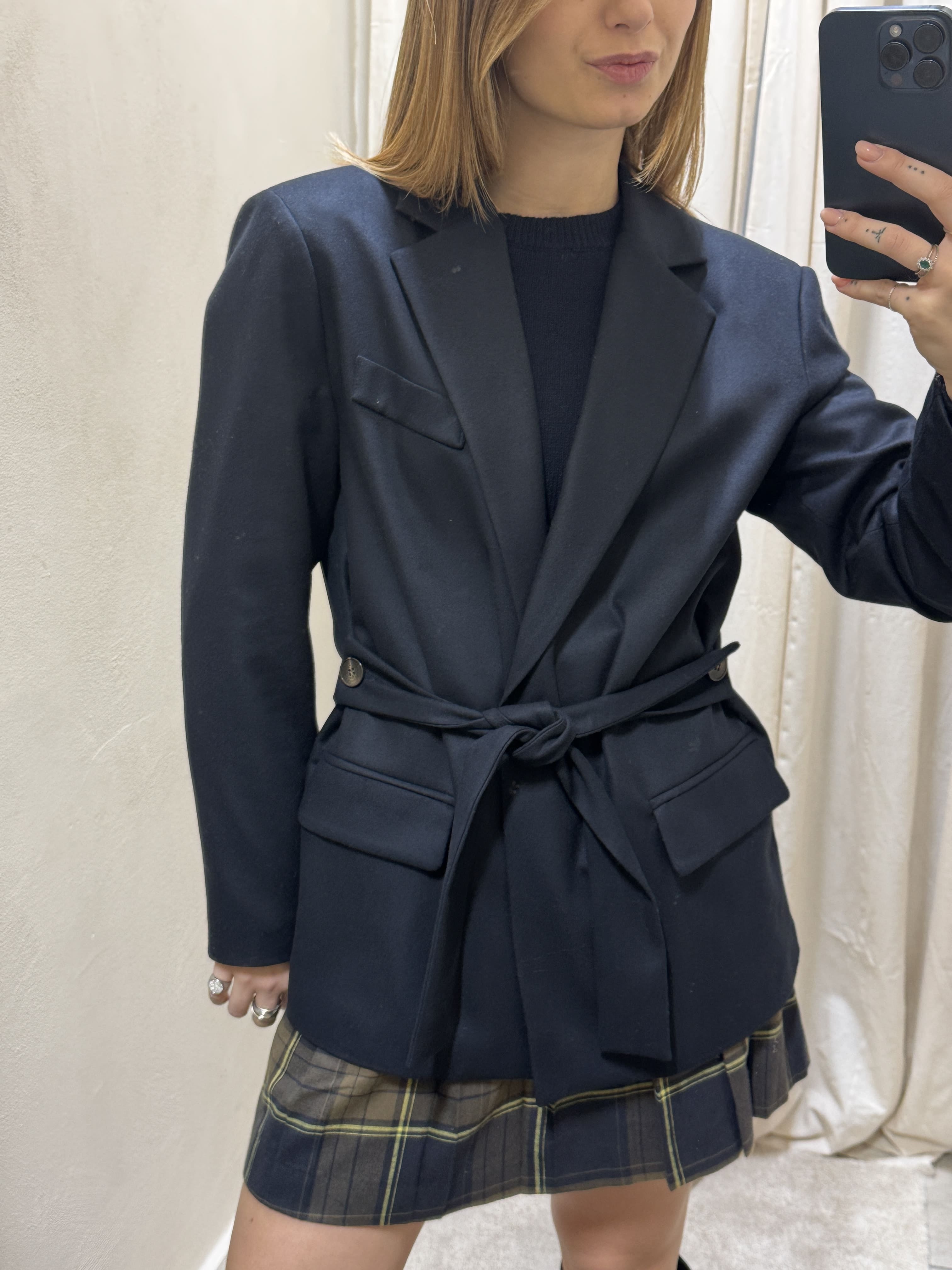 Giacca strutturata con fusciacca Tensione In