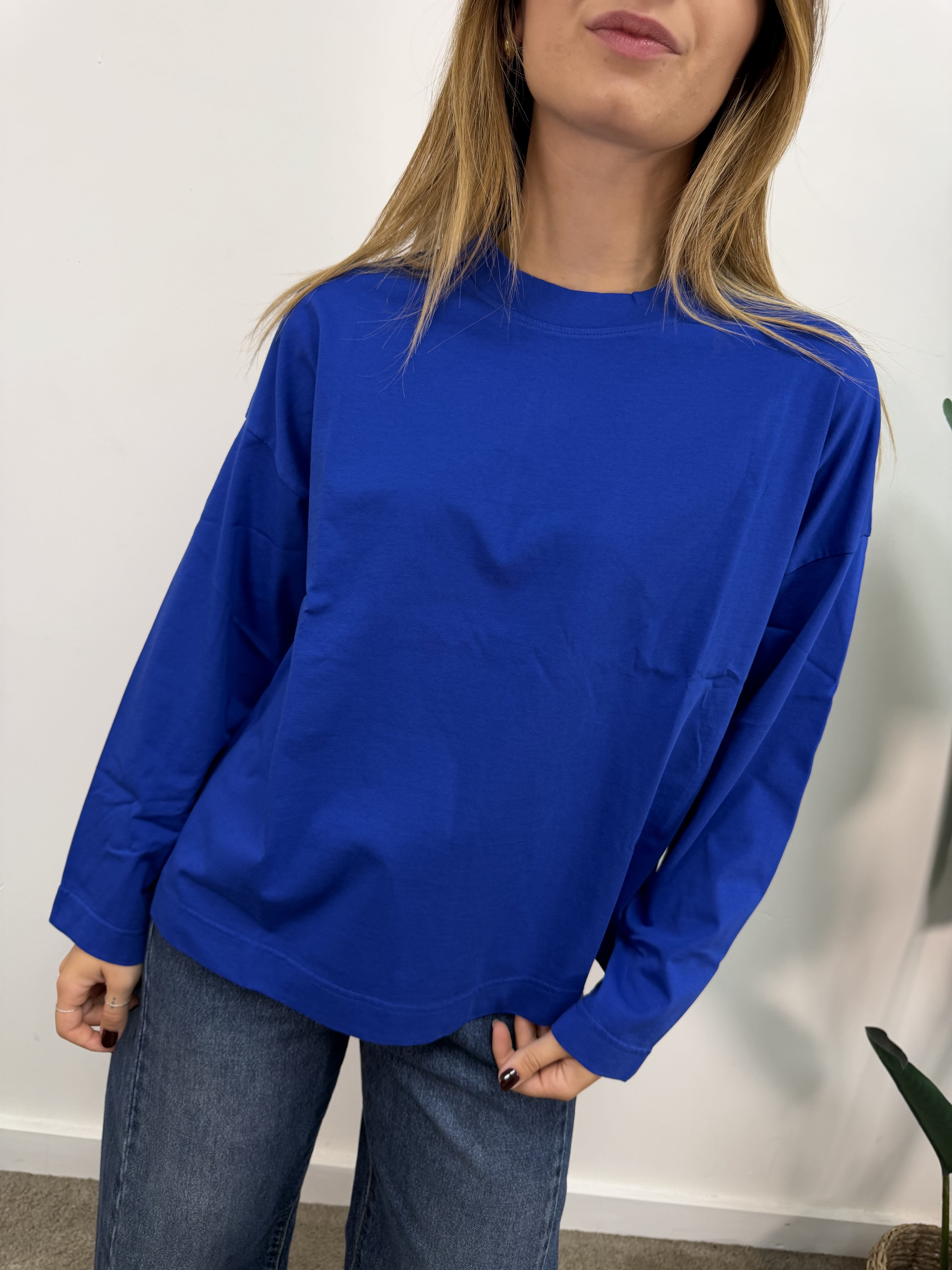 T-Shirt girocollo over manica lunga HaveOne