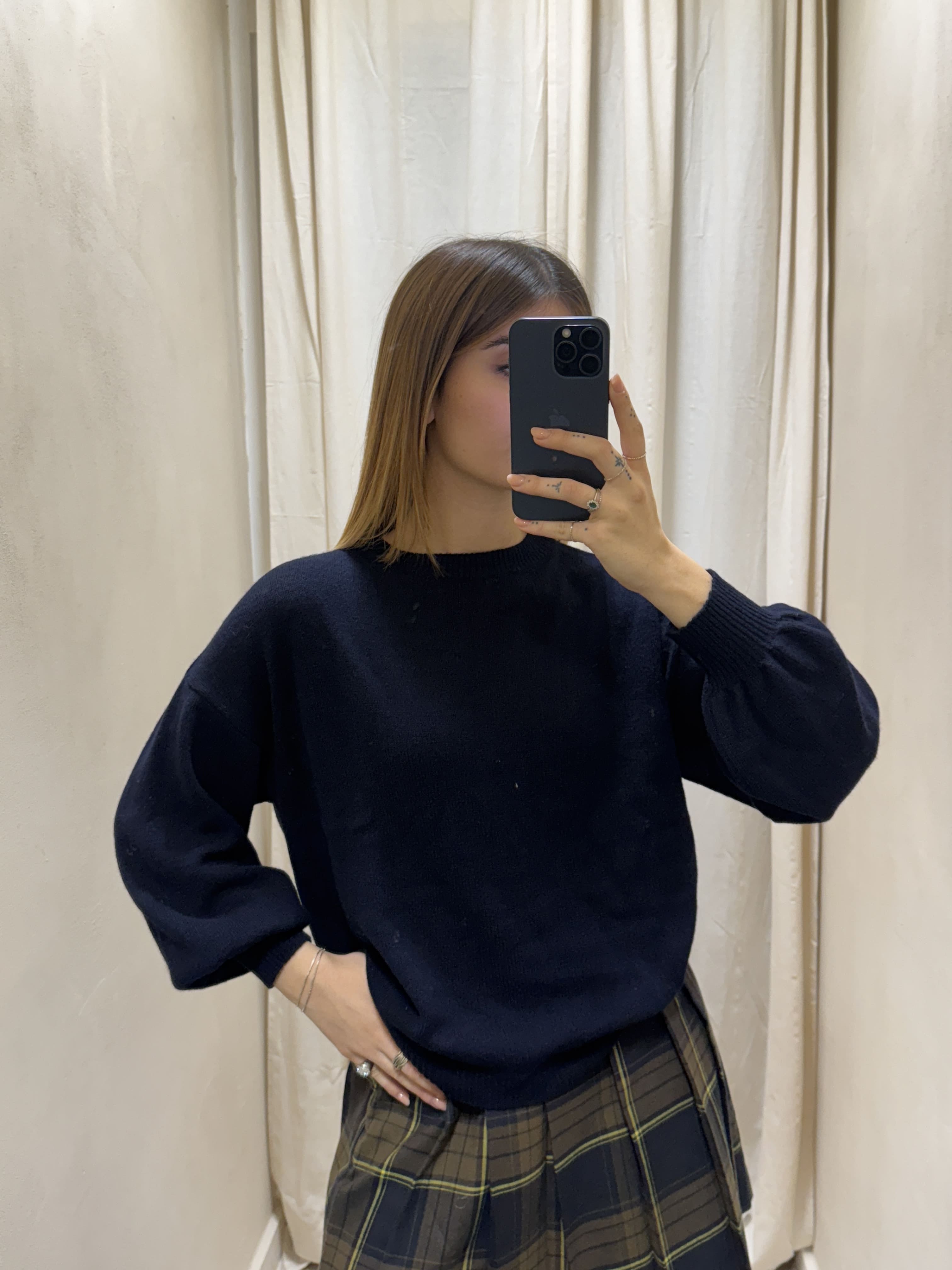 Maglione girocollo misto cachemire MyD