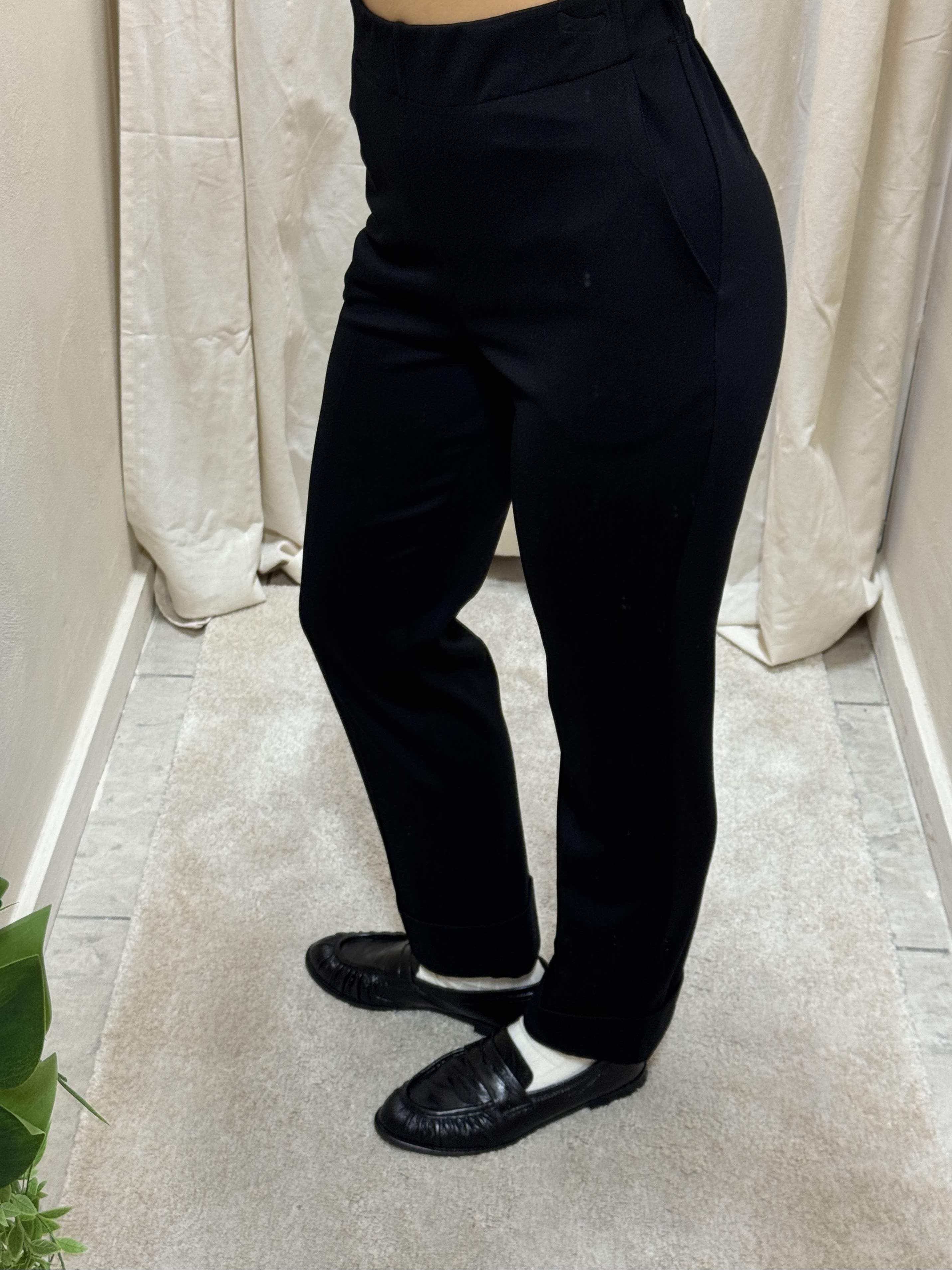 Pantalone sigaretta con risvolto alto Susy Mix