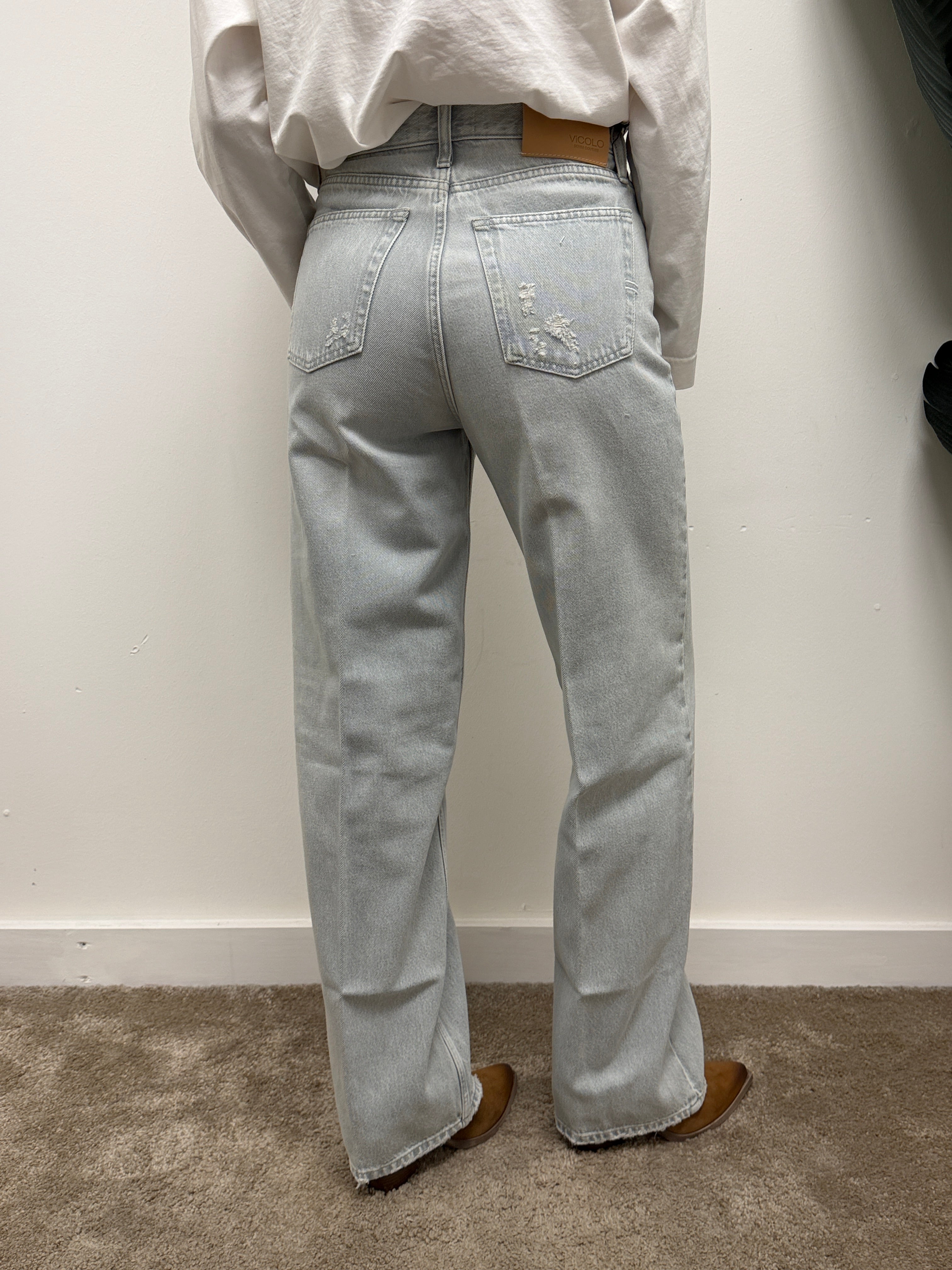 Jeans Xenobia denim grigio VICOLO