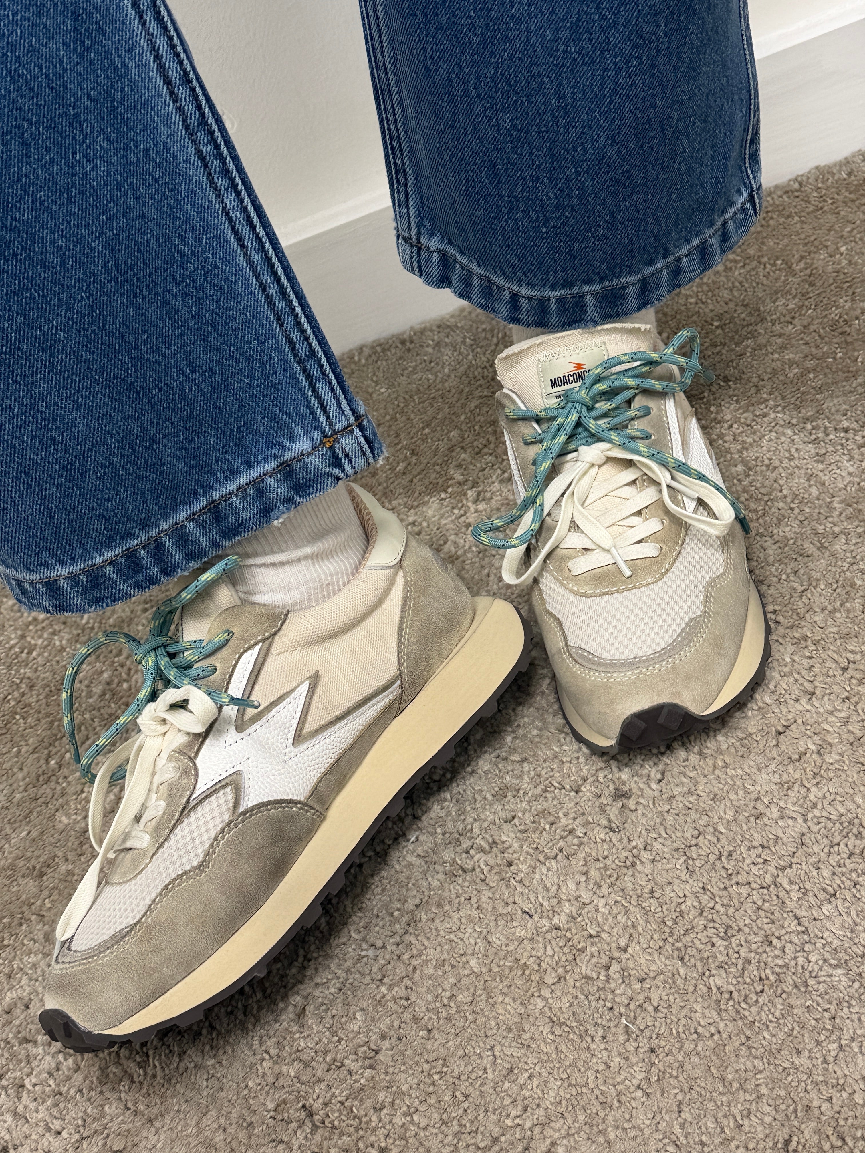 Sneakers mod. Hype in suede e nylon doppio laccio MoaConcept