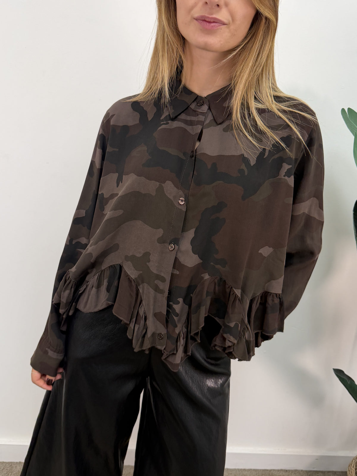 Camicia stampa camouflage MyD