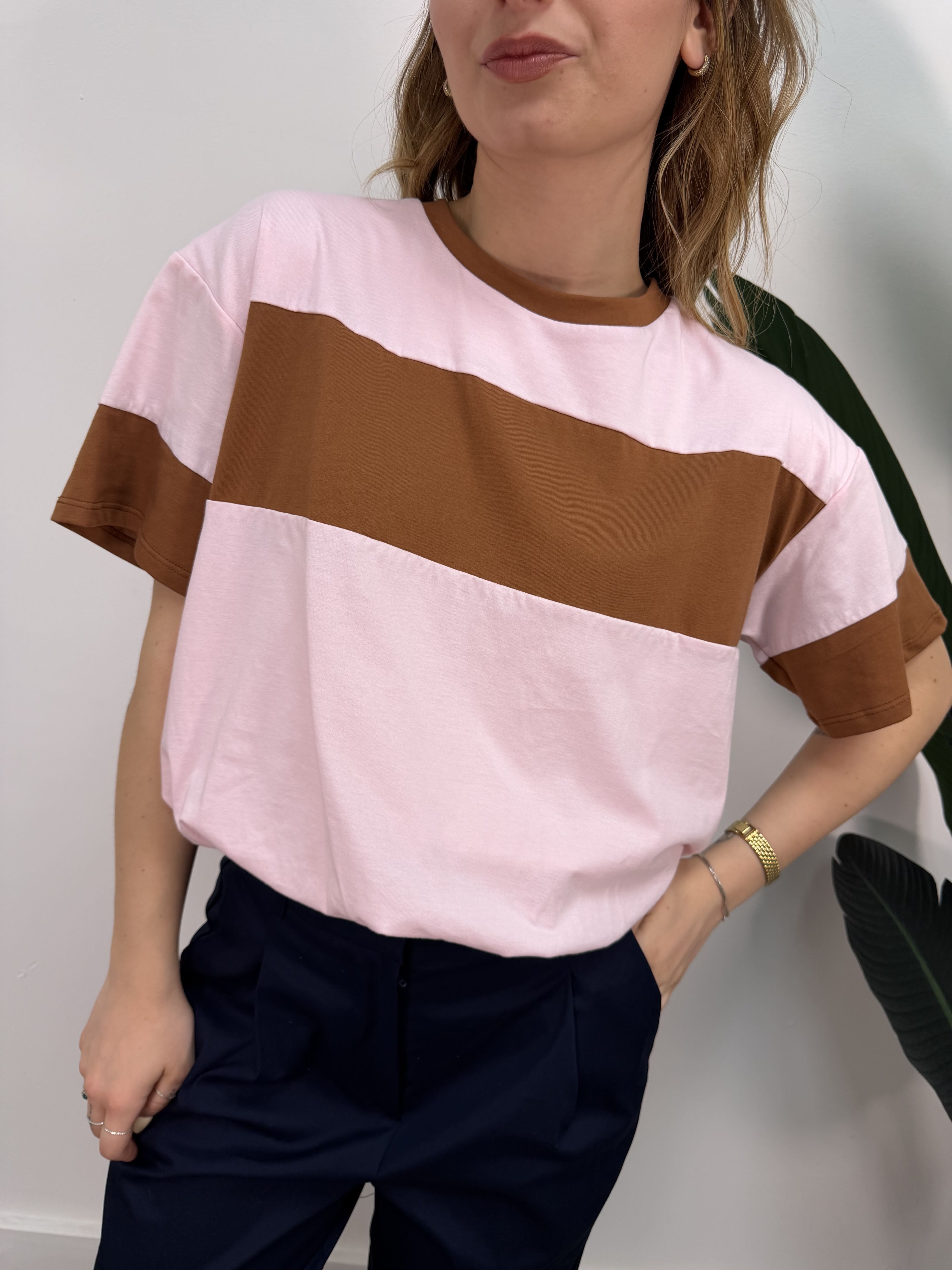 T-Shirt bicolor a palloncino Dixie