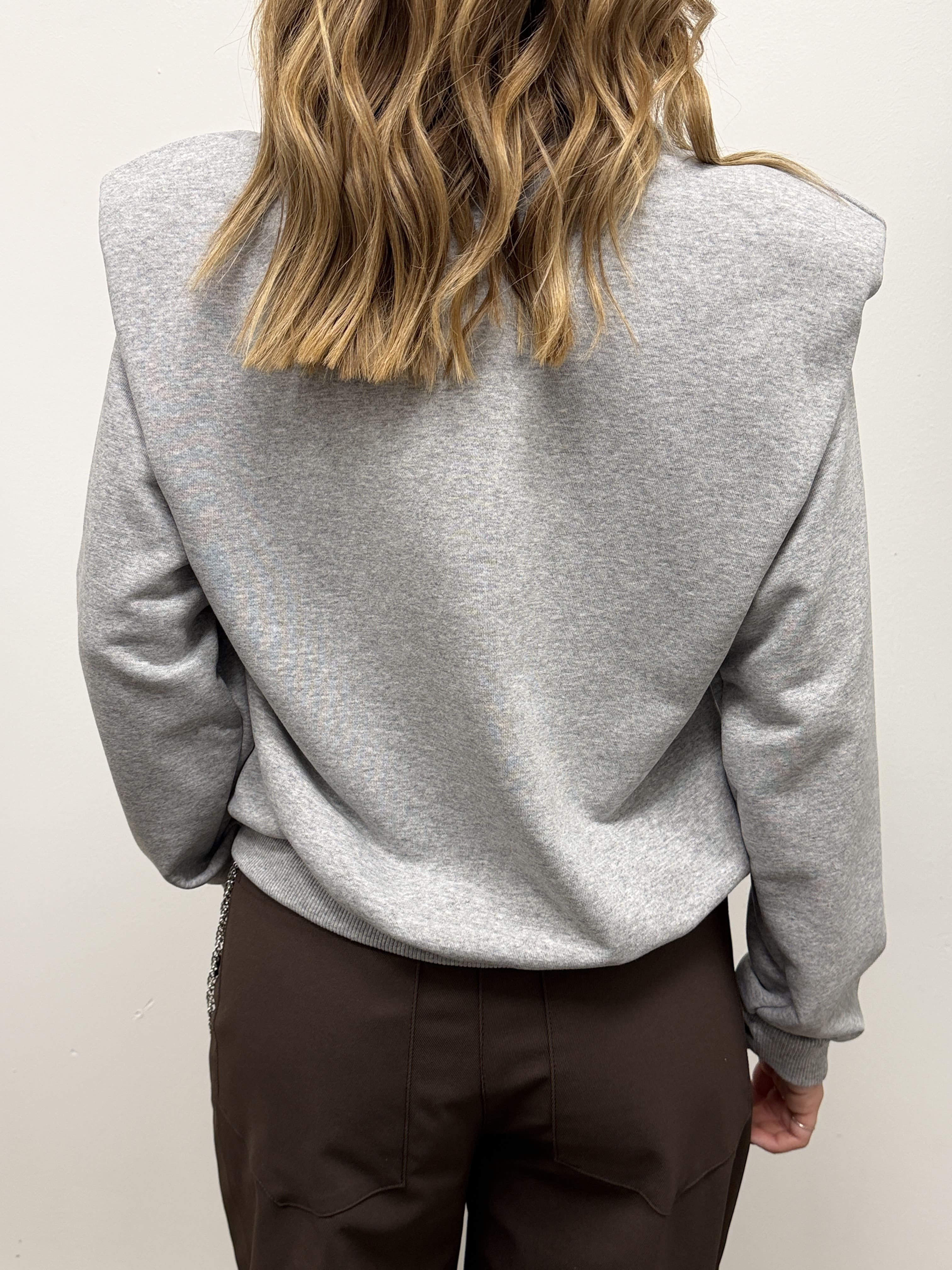 Felpa con spallina imbottita Dixie