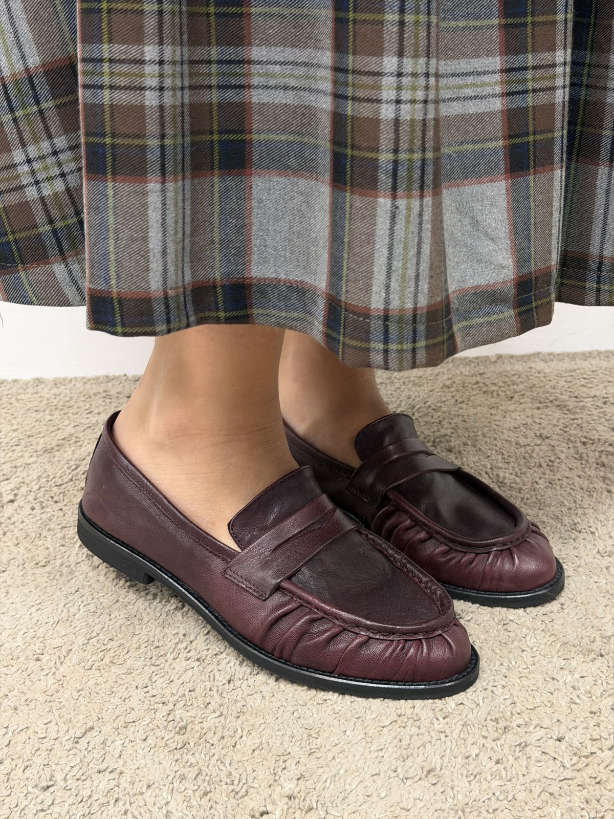 Mocassino in pelle spazzolata Divine Follie