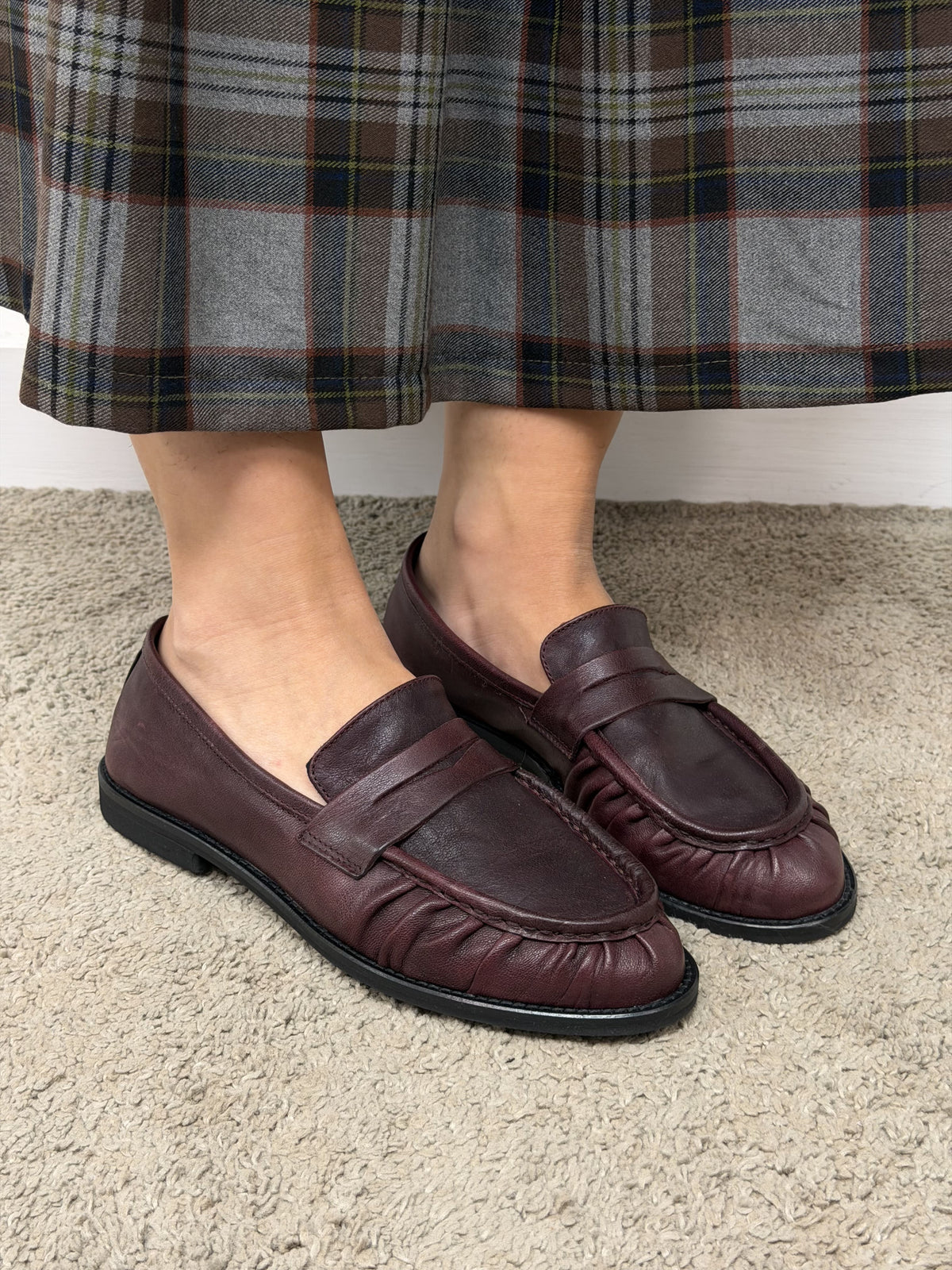 Mocassino in pelle spazzolata Divine Follie
