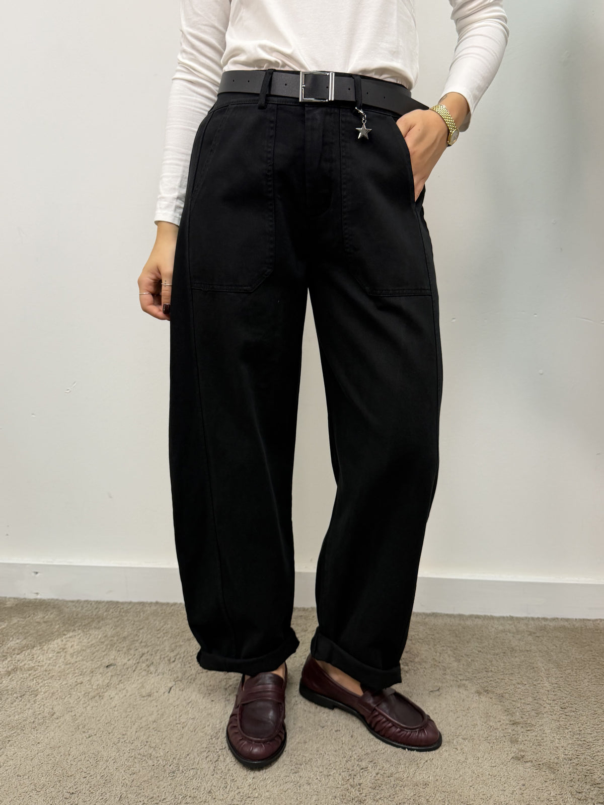 Pantalone stellina tinto capo Susy Mix