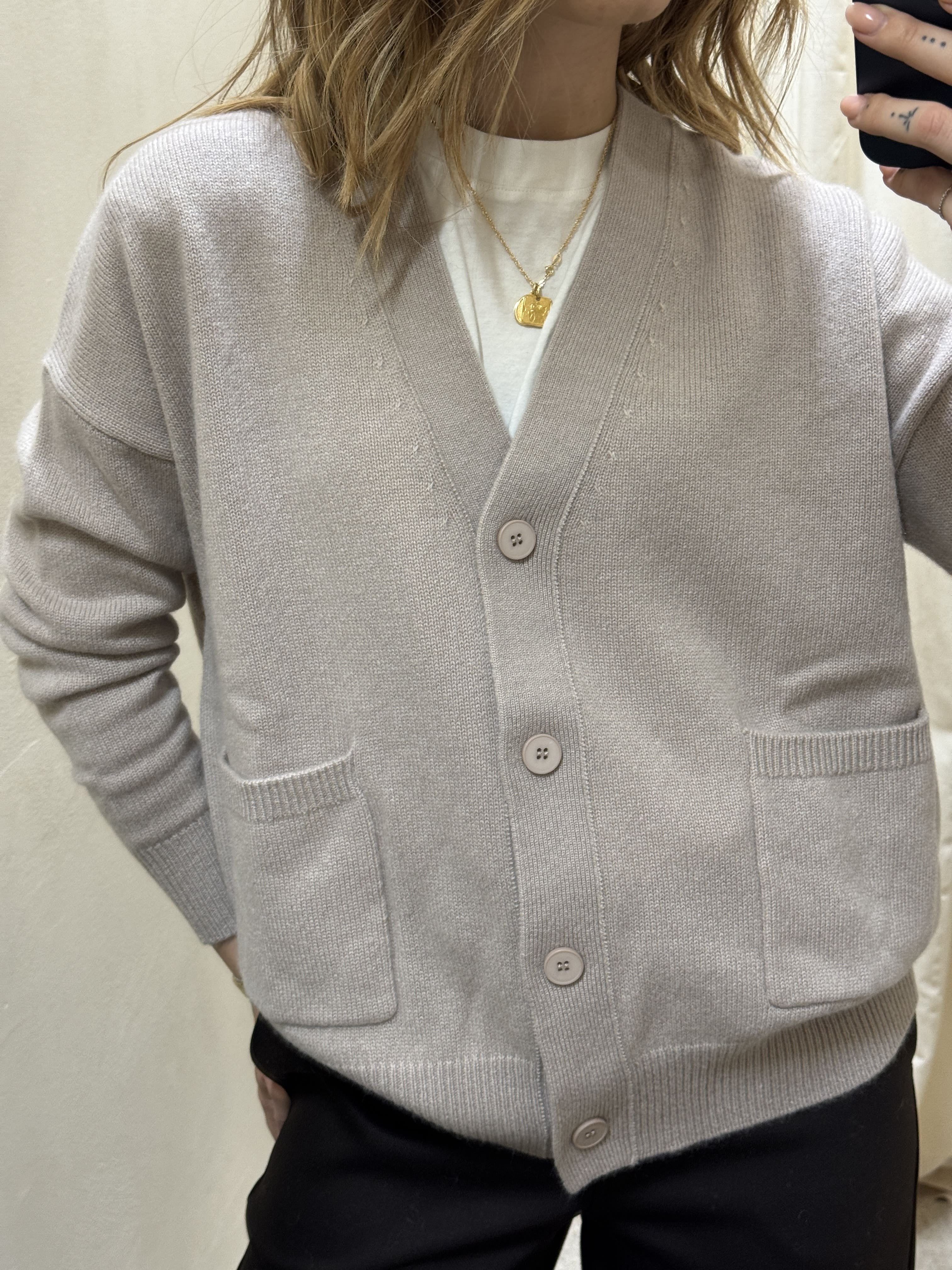 Cardigan in 100% cashmere Tensione In