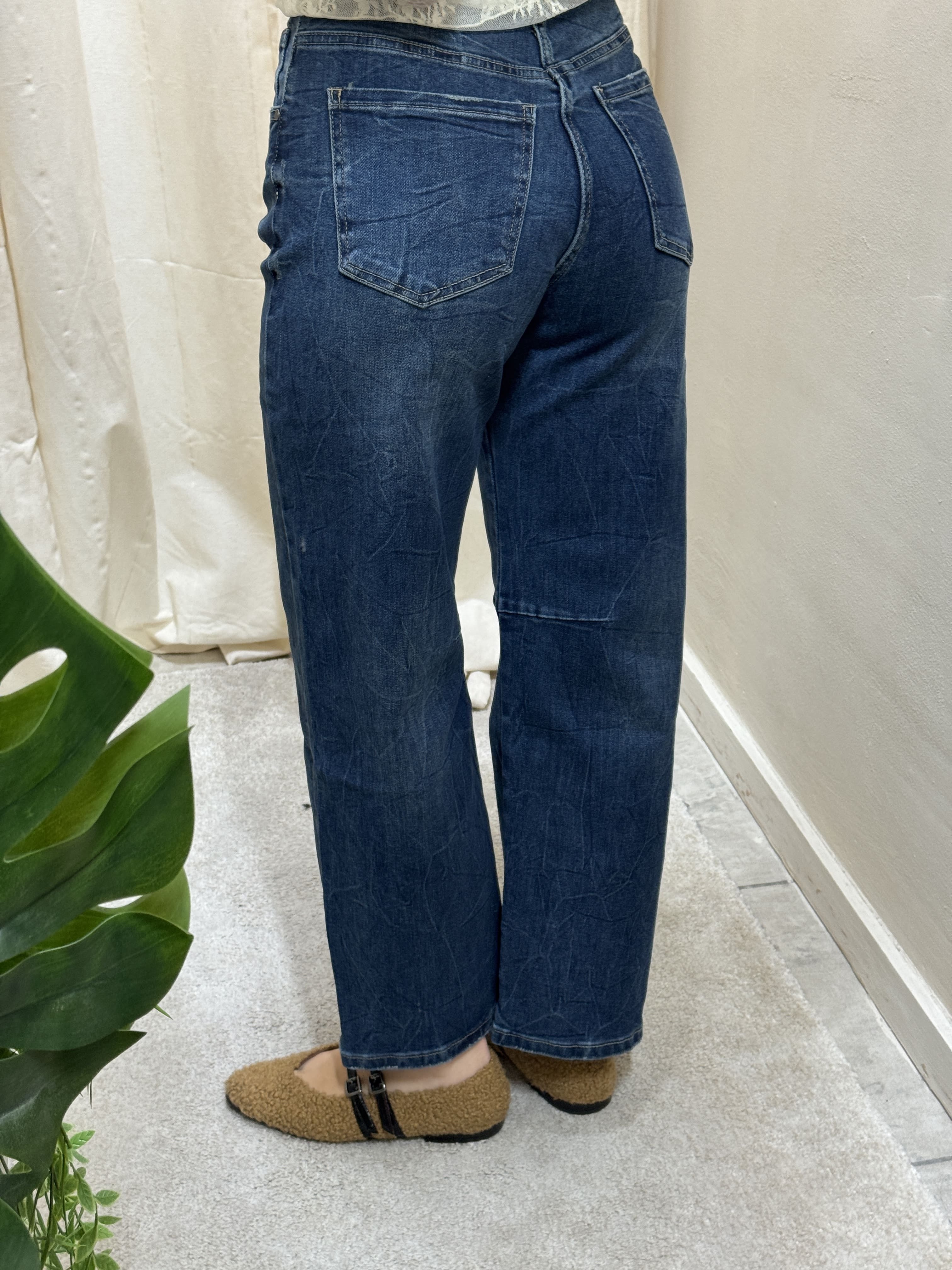 Jeans mod. barrel blu MyD