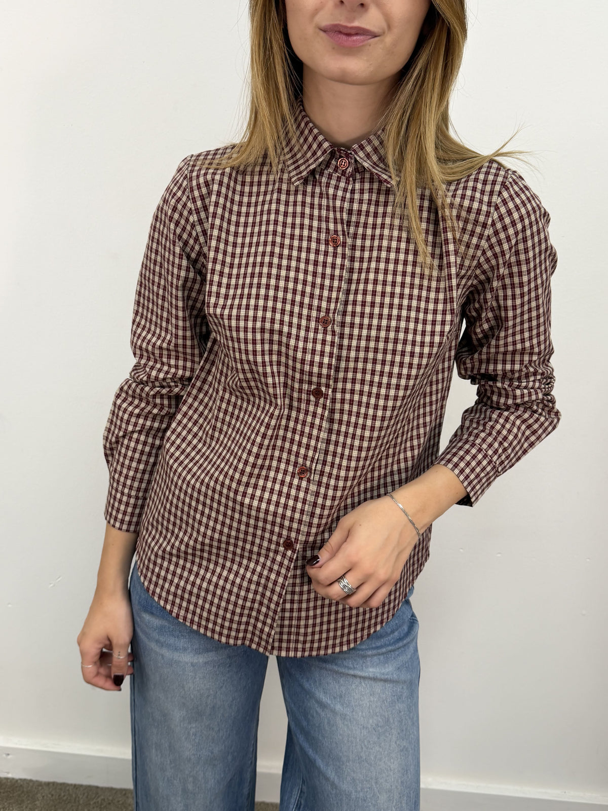 Camicia regular stampa check MyD