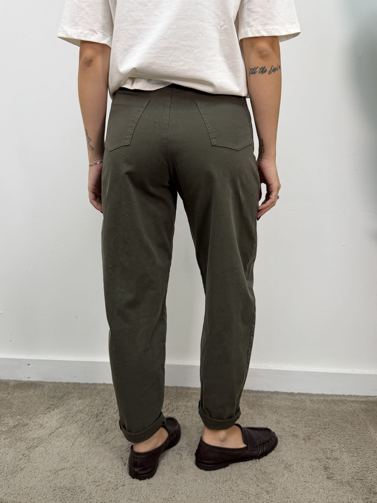 Pantalone modello cuoricino in cotone Susy Mix