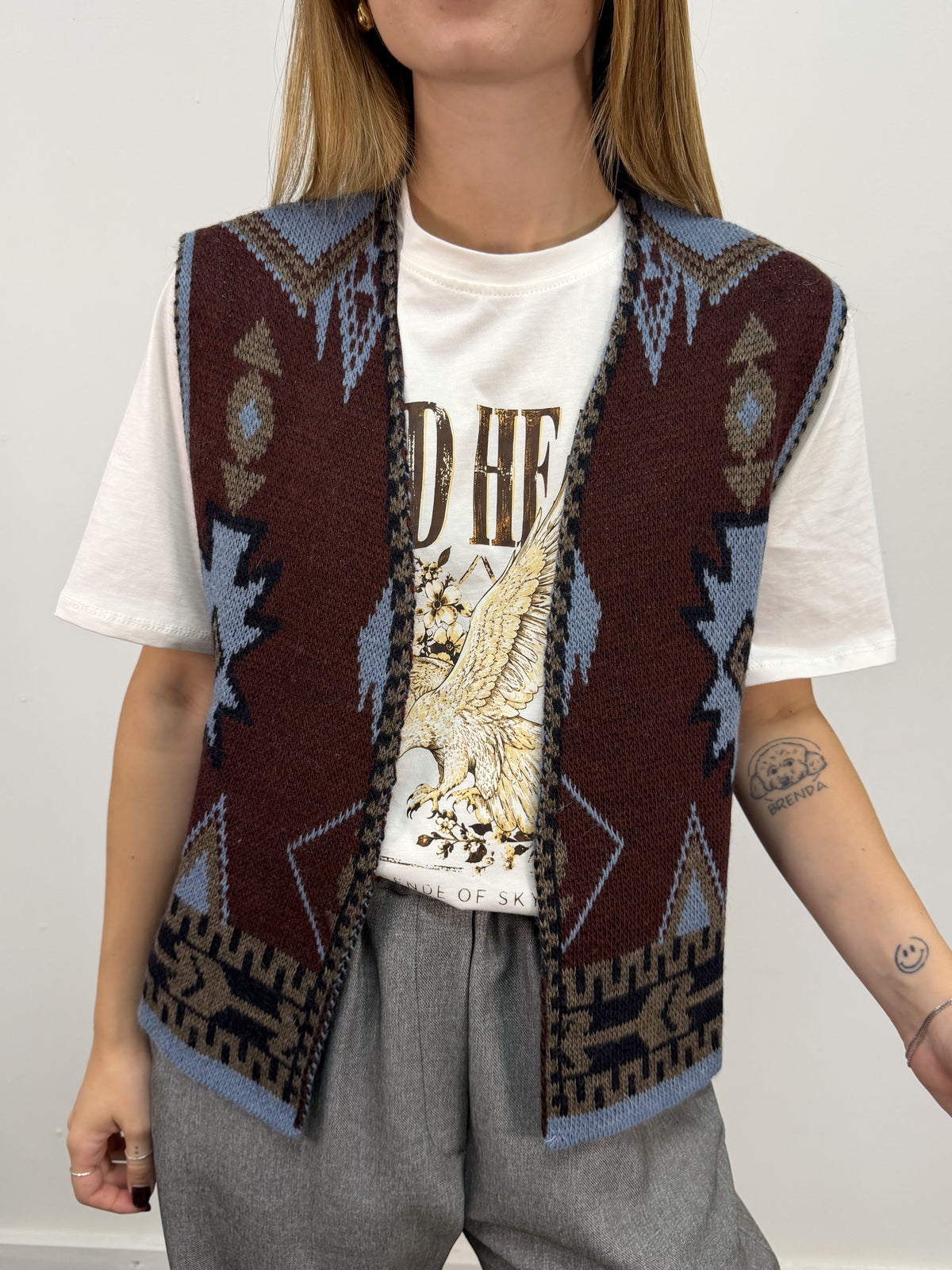 Gilet fantasia etnica Susy Mix