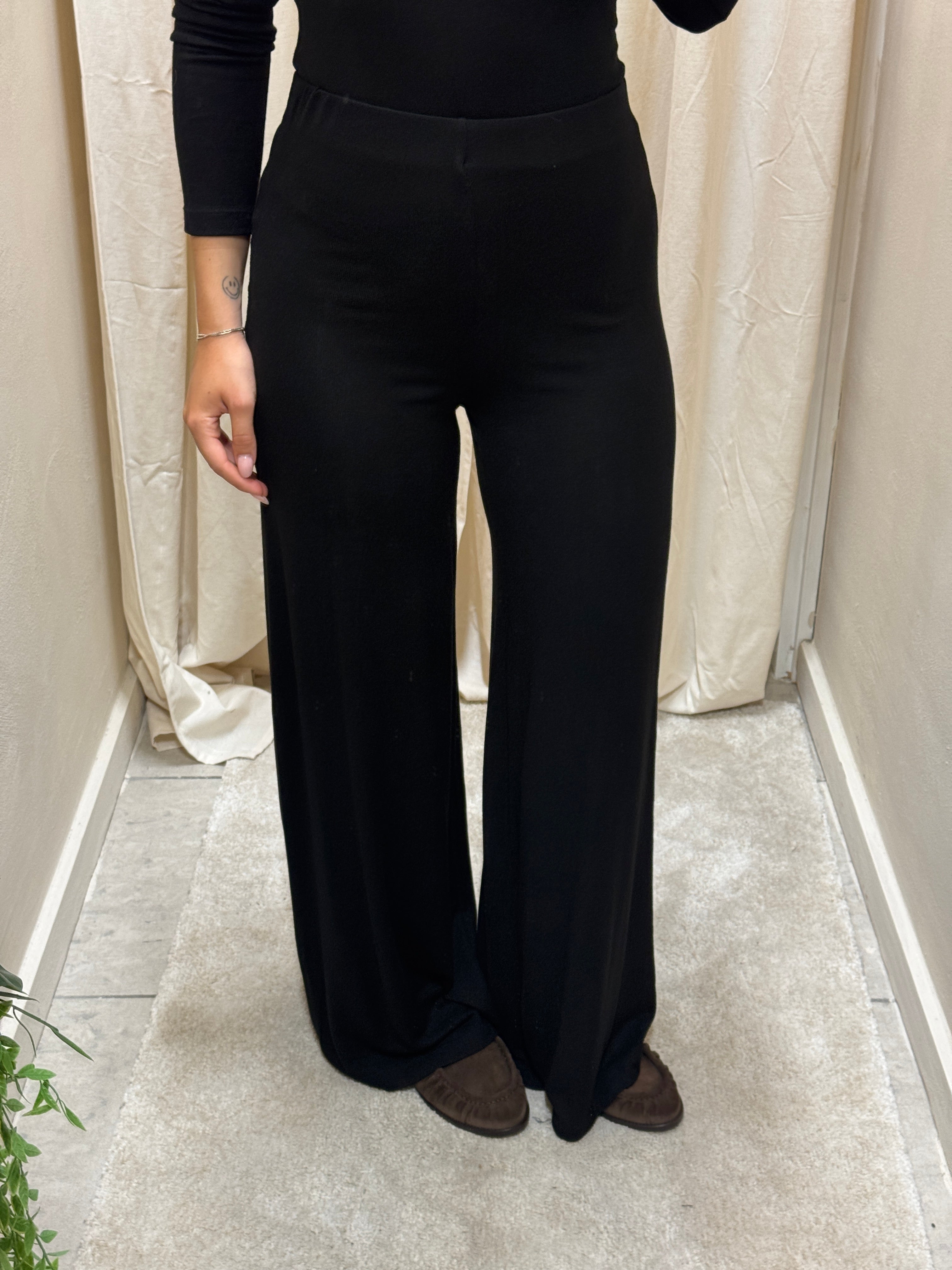 Pantalone palazzo in maglia HaveOne