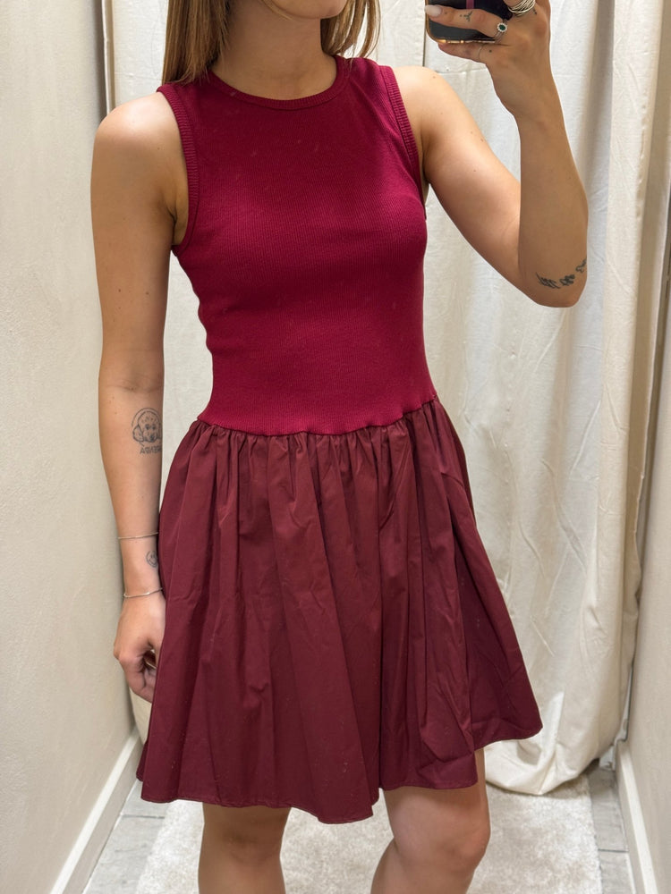 Abito corto in tessuto combinato Tensione In - GiuGiò | Shop online