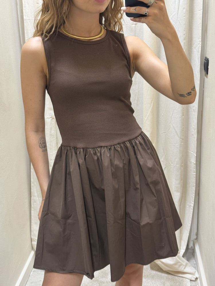 Abito corto in tessuto combinato Tensione In - GiuGiò | Shop online