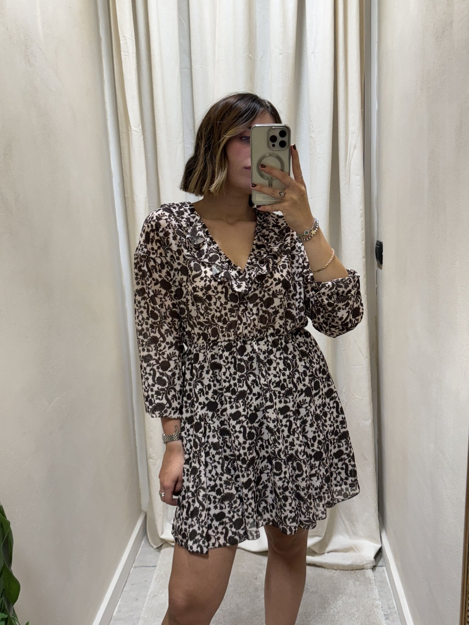 Abito corto stampa paisely MyD - GiuGiò | Shop online