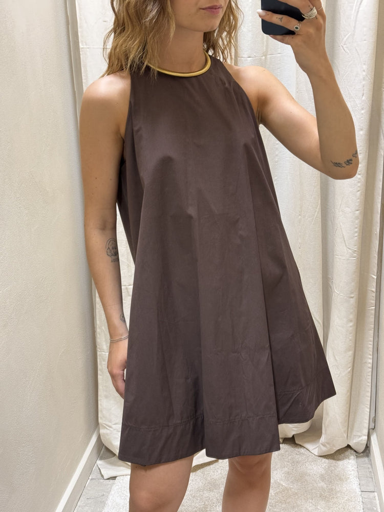 Abito corto svasato in cotone Tensione In - GiuGiò | Shop online