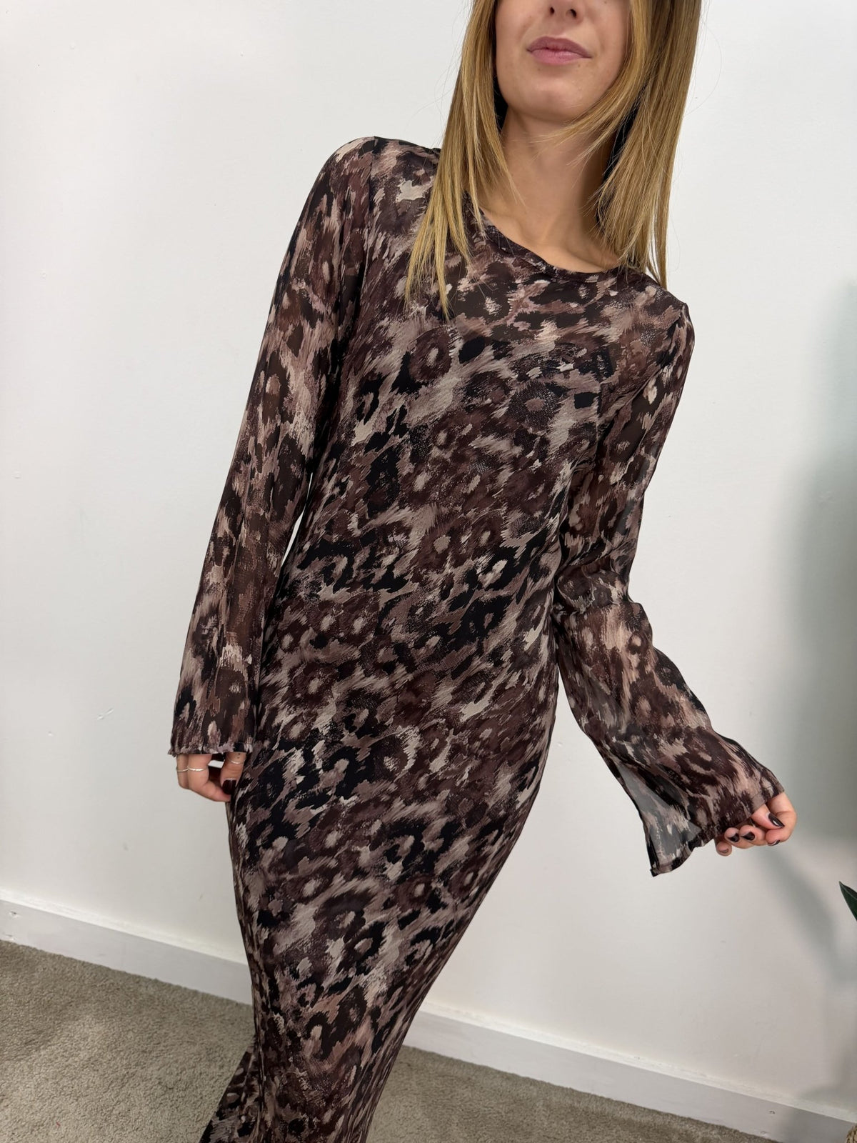Abito "Elettra" stampa camouflage MyD - GiuGiò | Shop online