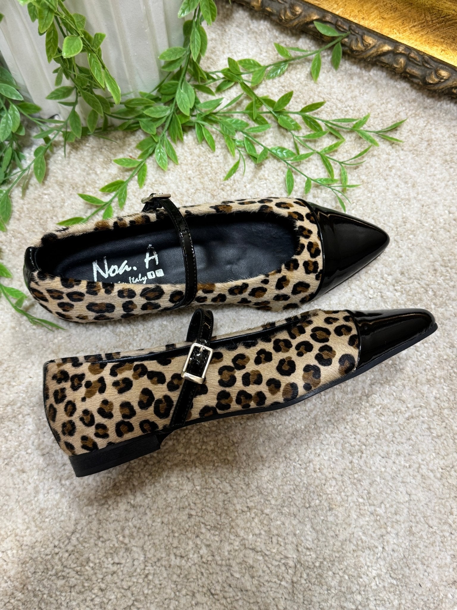 Ballerine in cavallino maculato e naplack Noa - GiuGiò | Shop online