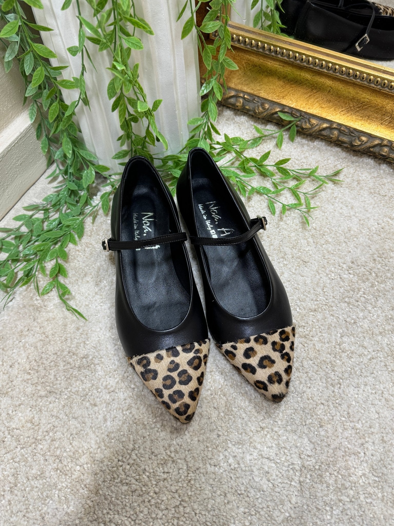 Ballerine in nappa e cavallino maculato Noa - GiuGiò | Shop online