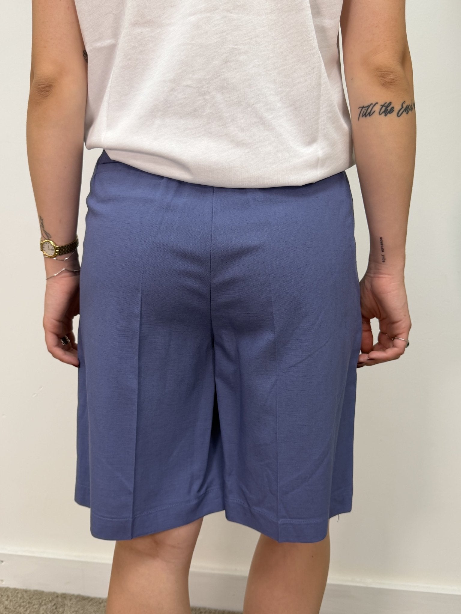 Bermuda con pinces in misto lino VICOLO - GiuGiò | Shop online