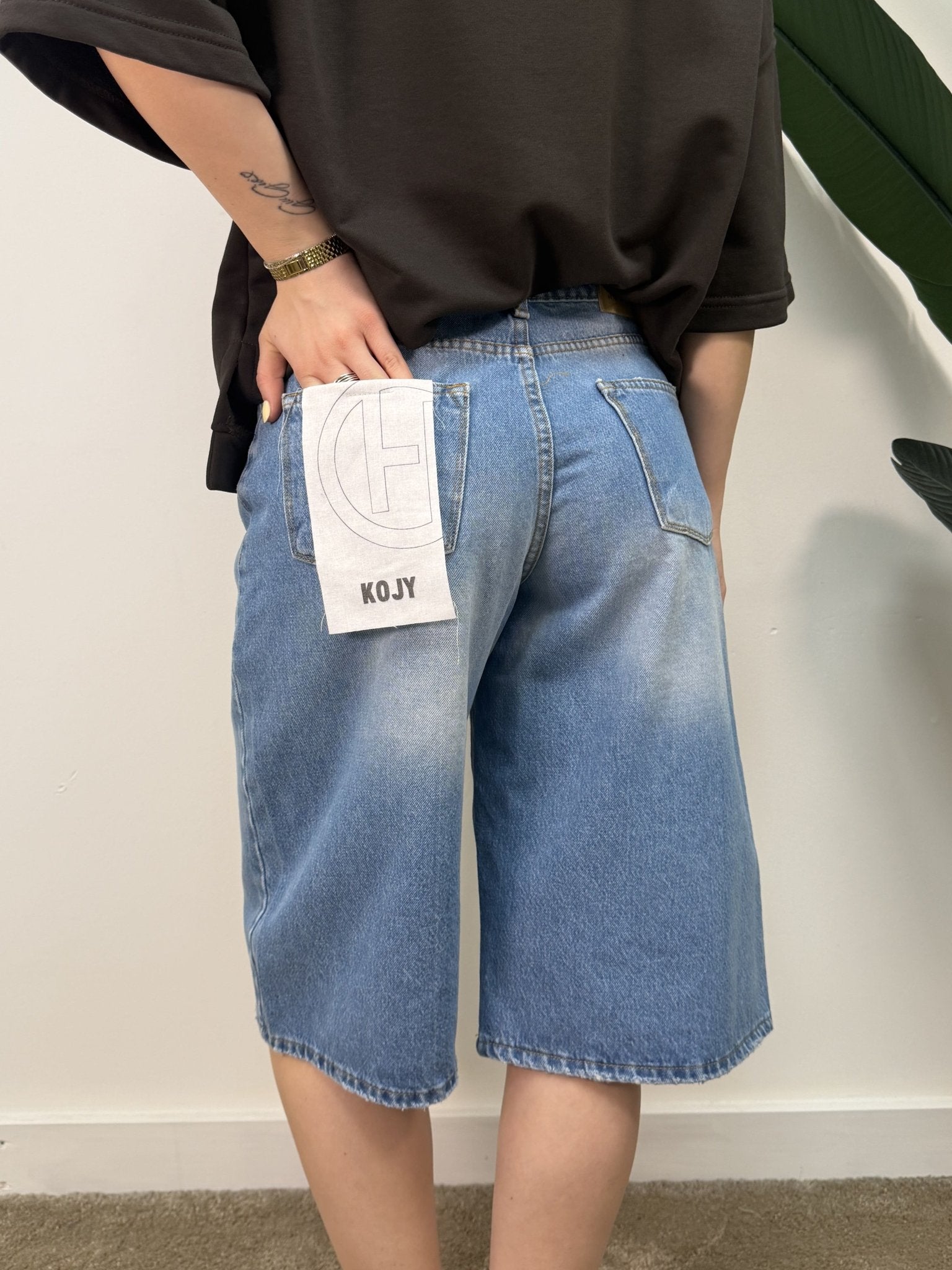 Bermuda denim chiaro Koji HaveOne - GiuGiò | Shop online