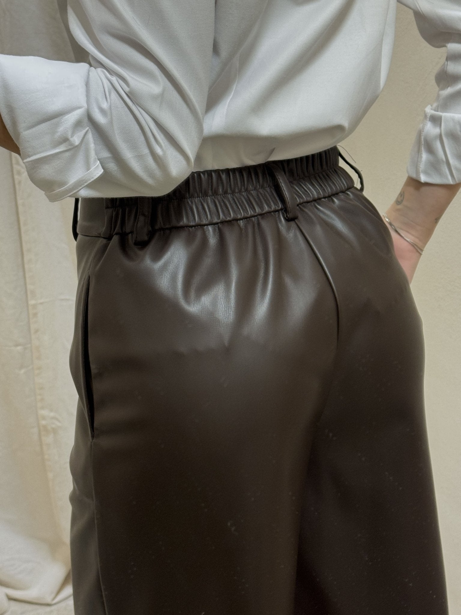 Bermuda in ecopelle Tensione In - GiuGiò | Shop online