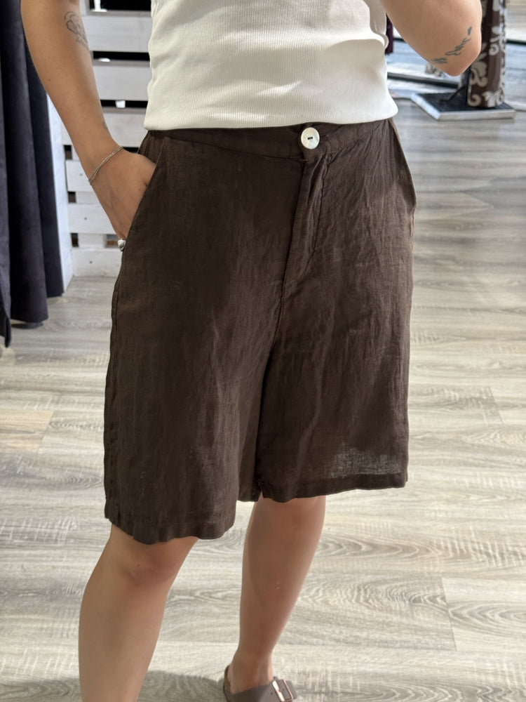 Bermuda in lino Susy Mix - GiuGiò | Shop online