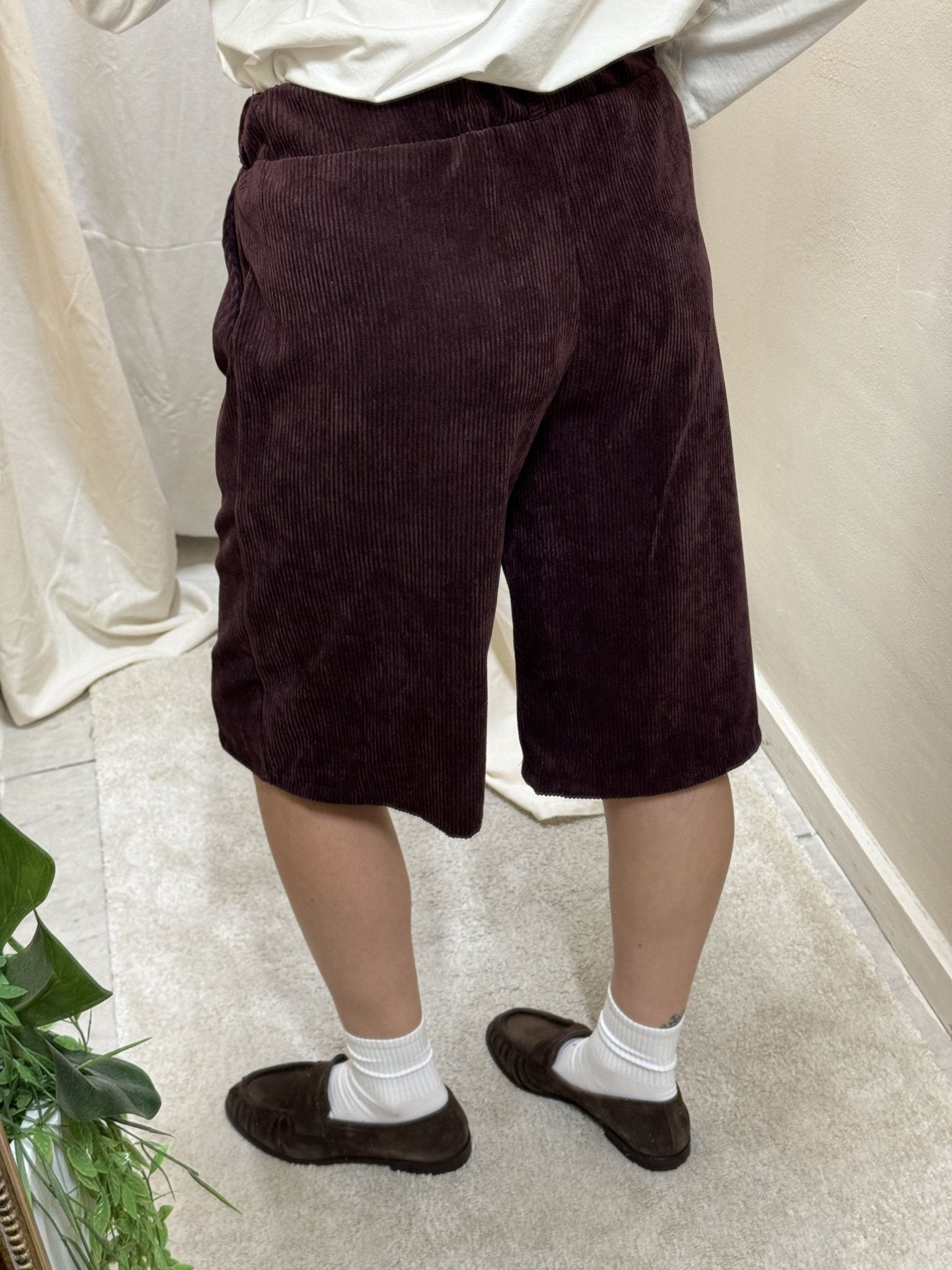 Bermuda in velluto a coste MyD - GiuGiò | Shop online