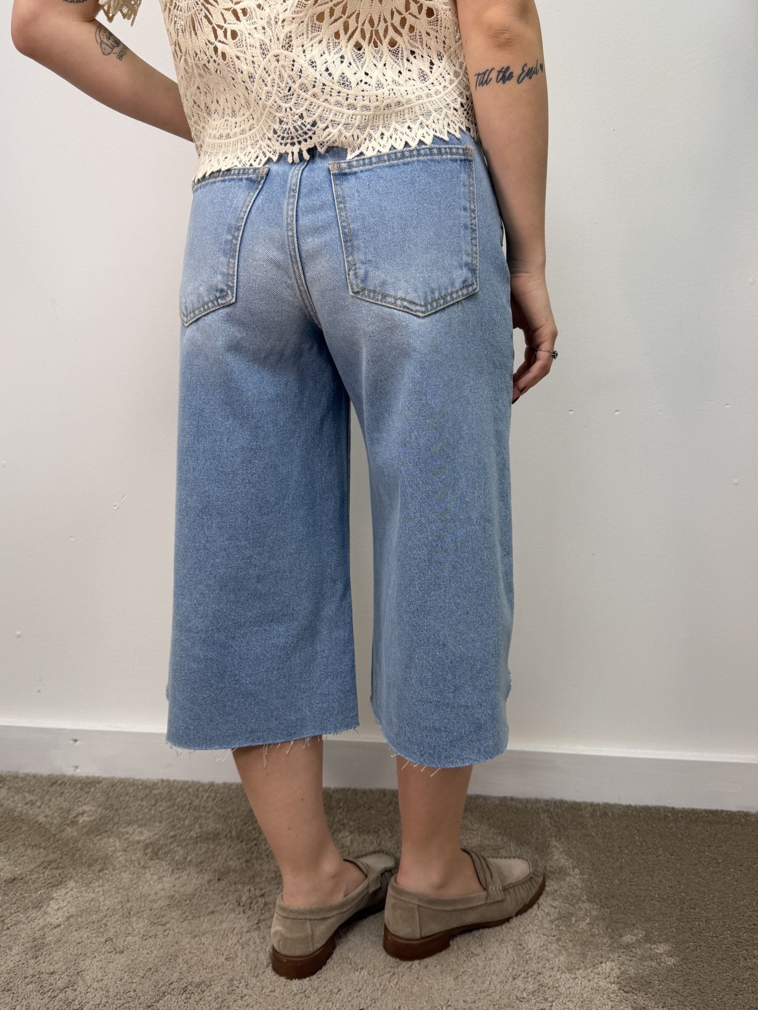 Bermuda jorts denim chiaro Tensione In - GiuGiò | Shop online