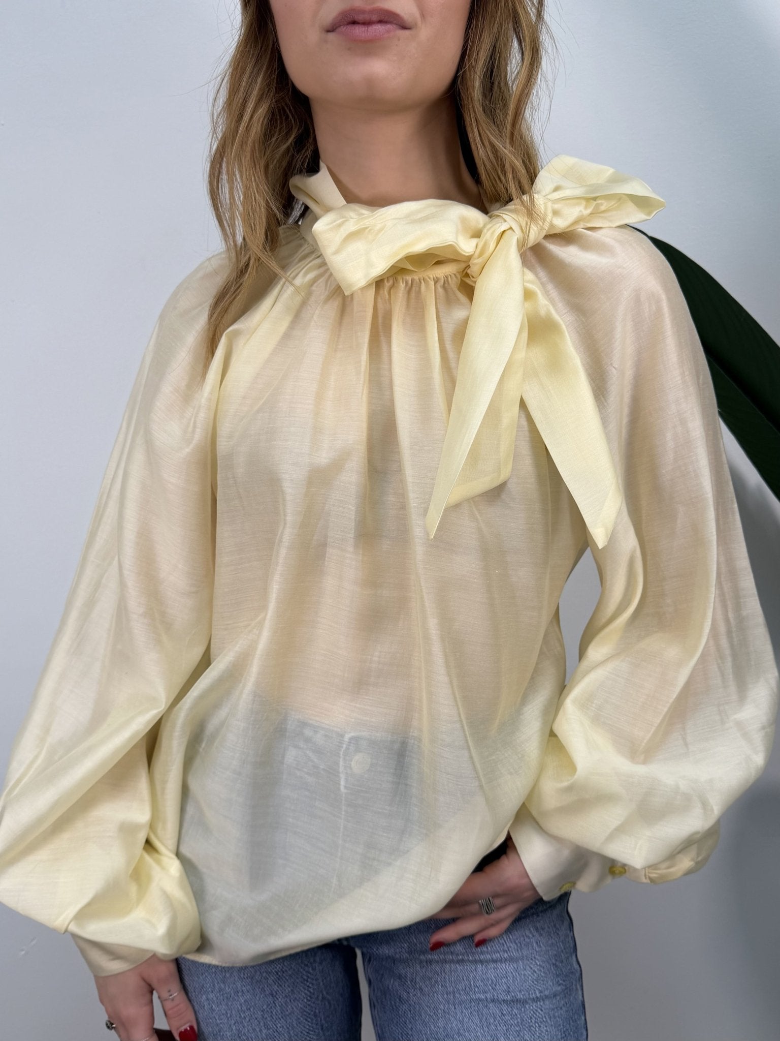 Blusa fiocco in lyocell VICOLO ART. TAB0210 - GiuGiò | Shop online