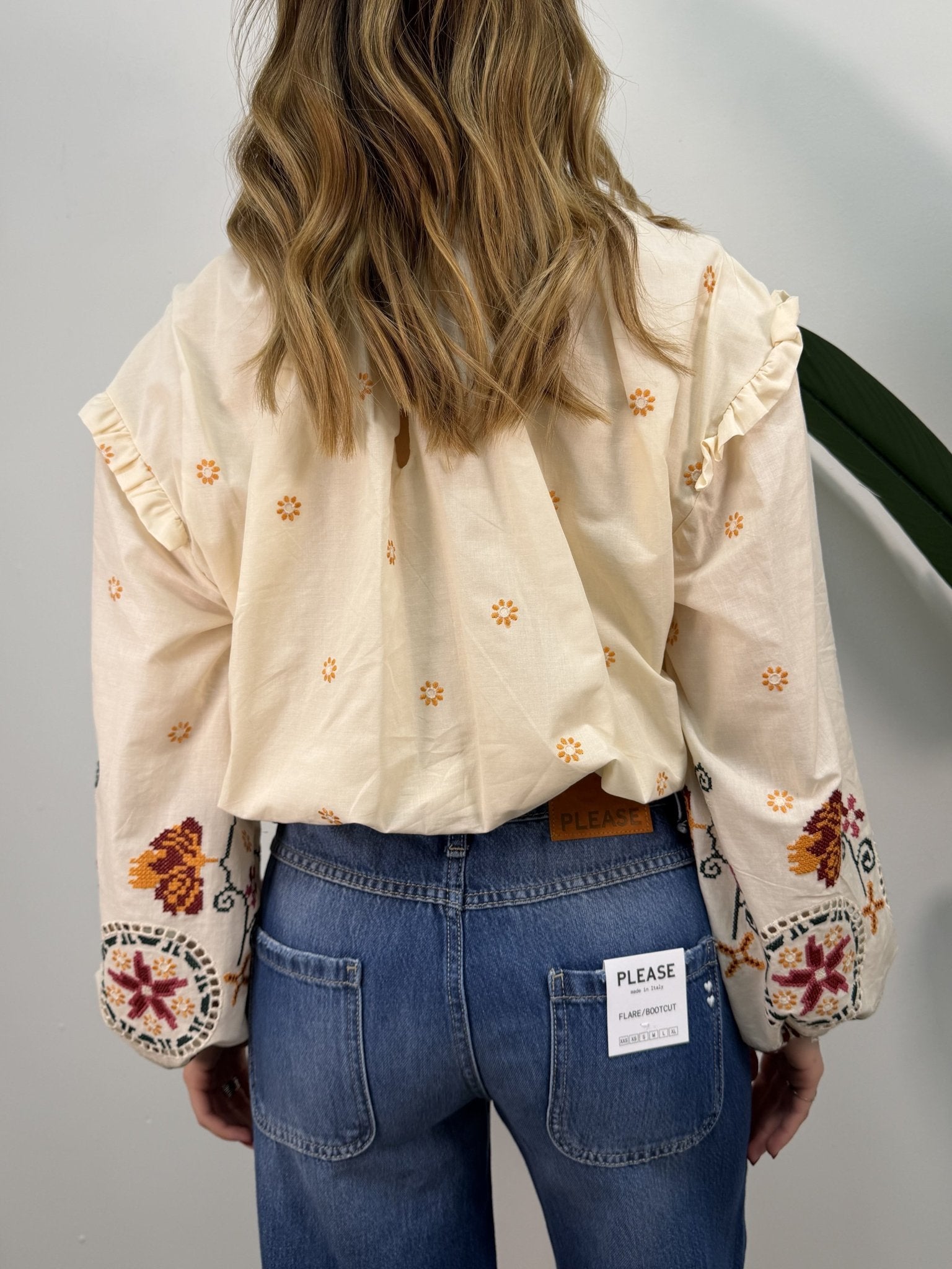 Blusa in cotone con ricami Dixie - GiuGiò | Shop online