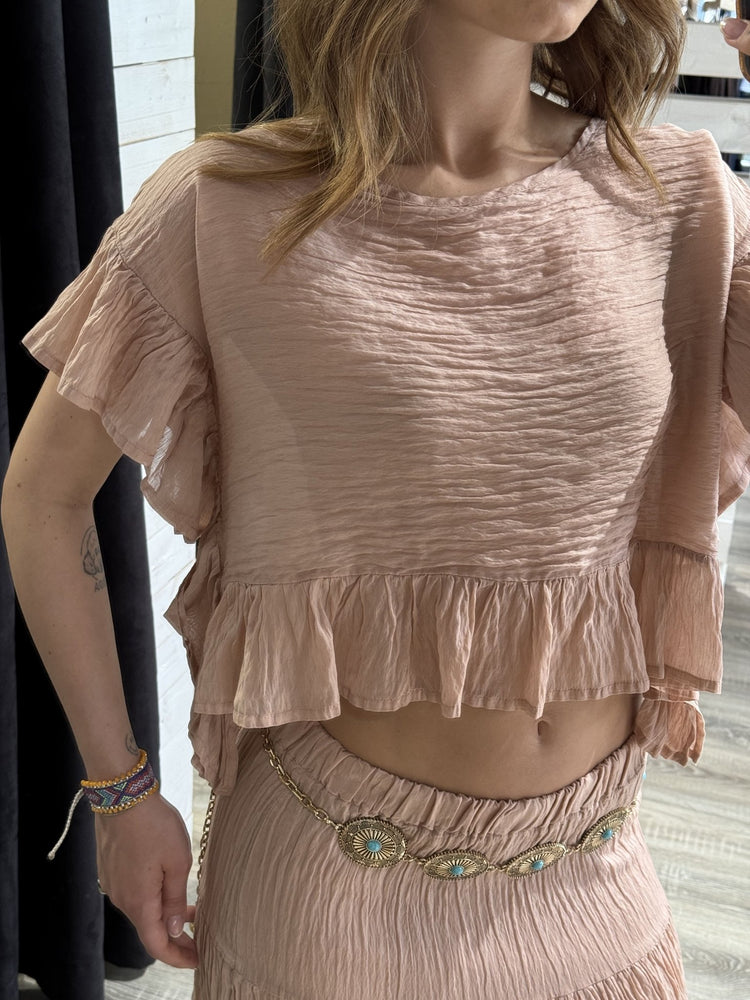 Blusa in lino goffrato con voile Susy Mix - GiuGiò | Shop online