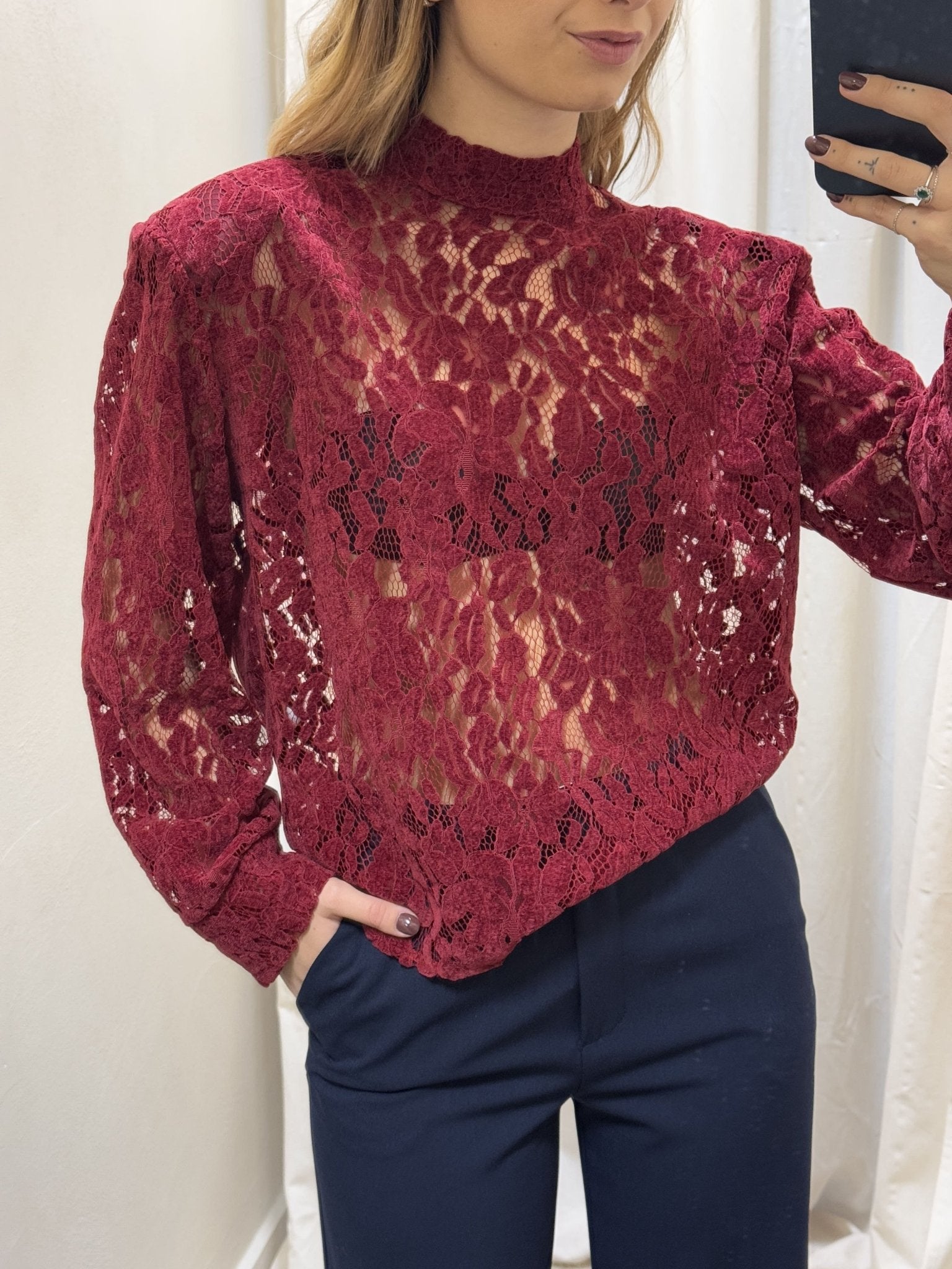 Blusa in pizzo cinigliato HaveOne - GiuGiò | Shop online