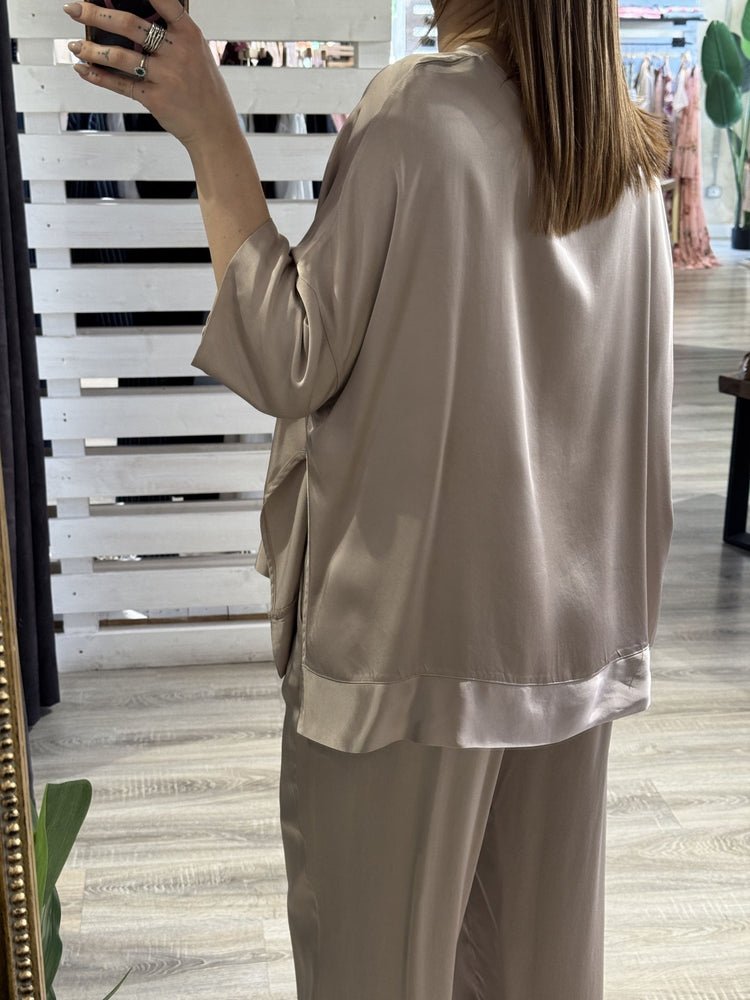 Blusa over in viscosa manica 3/4 HaveOne - GiuGiò | Shop online