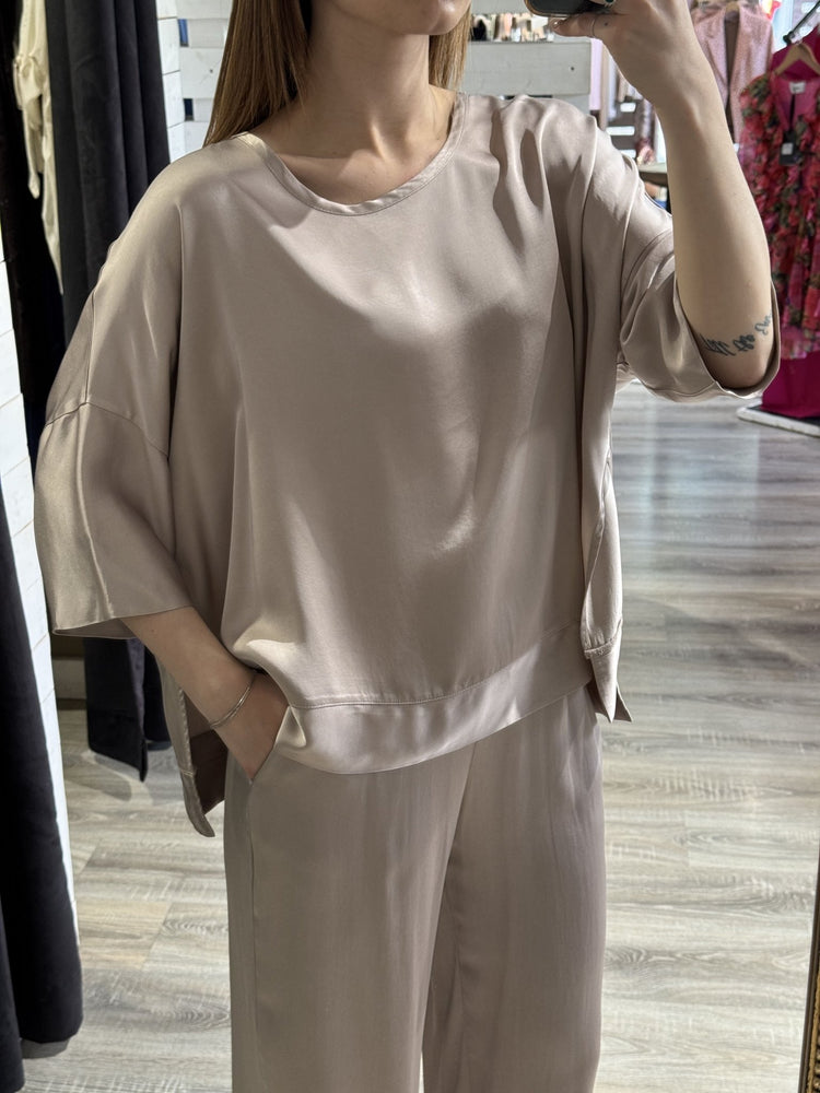 Blusa over in viscosa manica 3/4 HaveOne - GiuGiò | Shop online