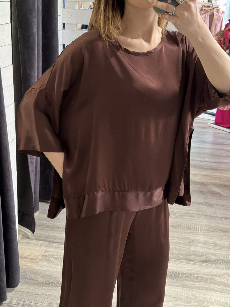 Blusa over in viscosa manica 3/4 HaveOne - GiuGiò | Shop online