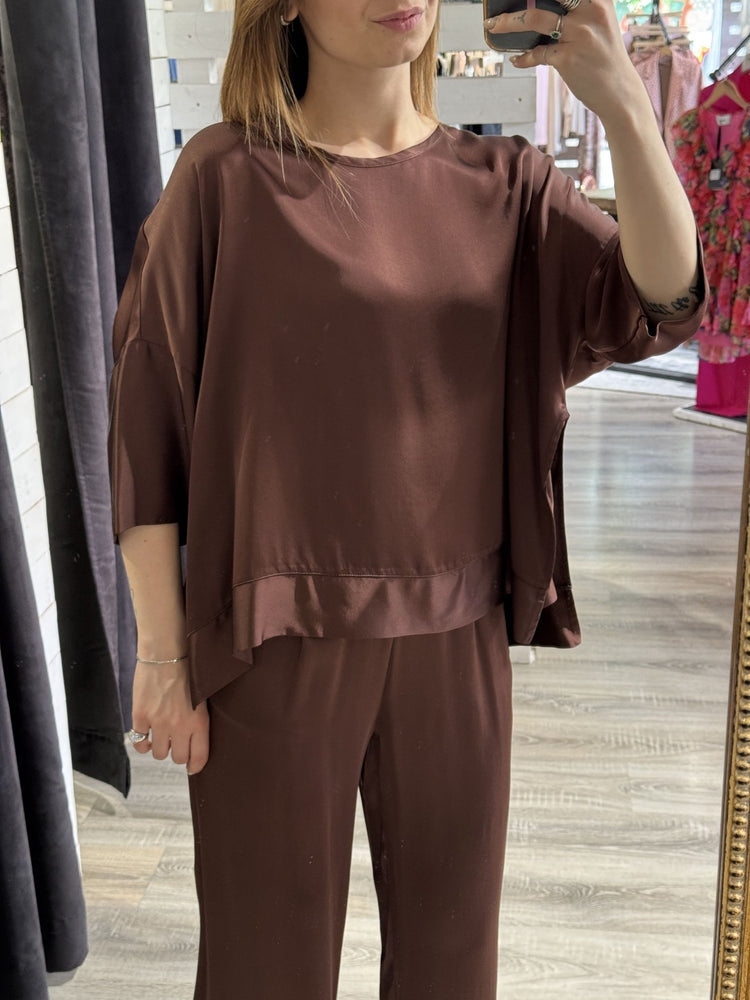 Blusa over in viscosa manica 3/4 HaveOne - GiuGiò | Shop online