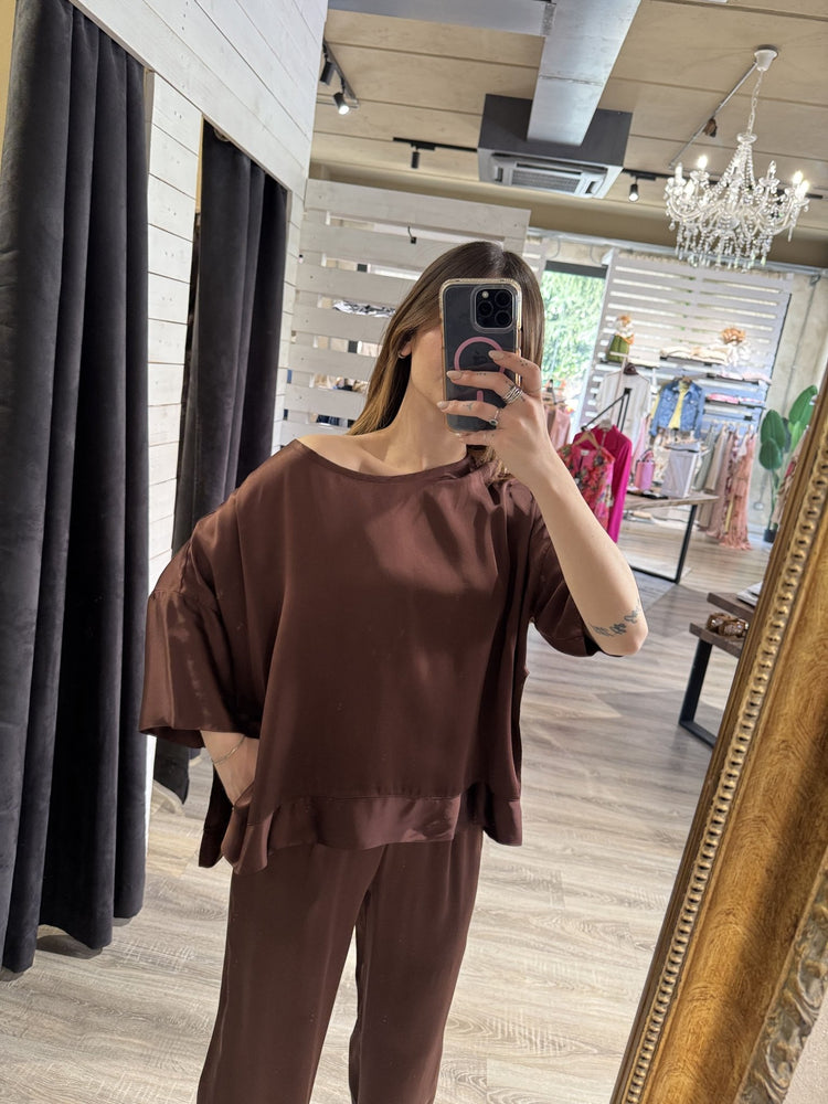 Blusa over in viscosa manica 3/4 HaveOne - GiuGiò | Shop online