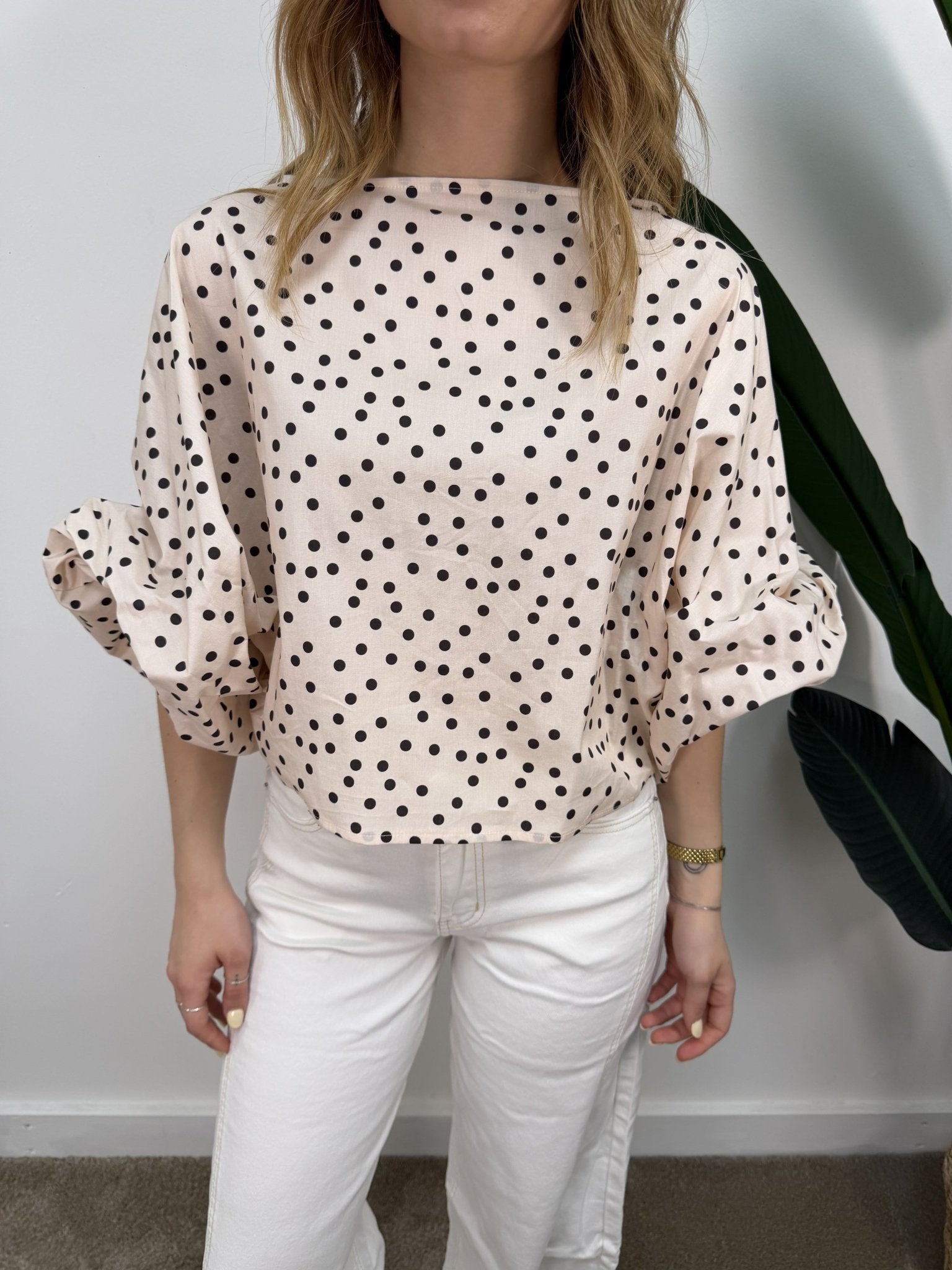Blusa pois manica ampia MyD - GiuGiò | Shop online