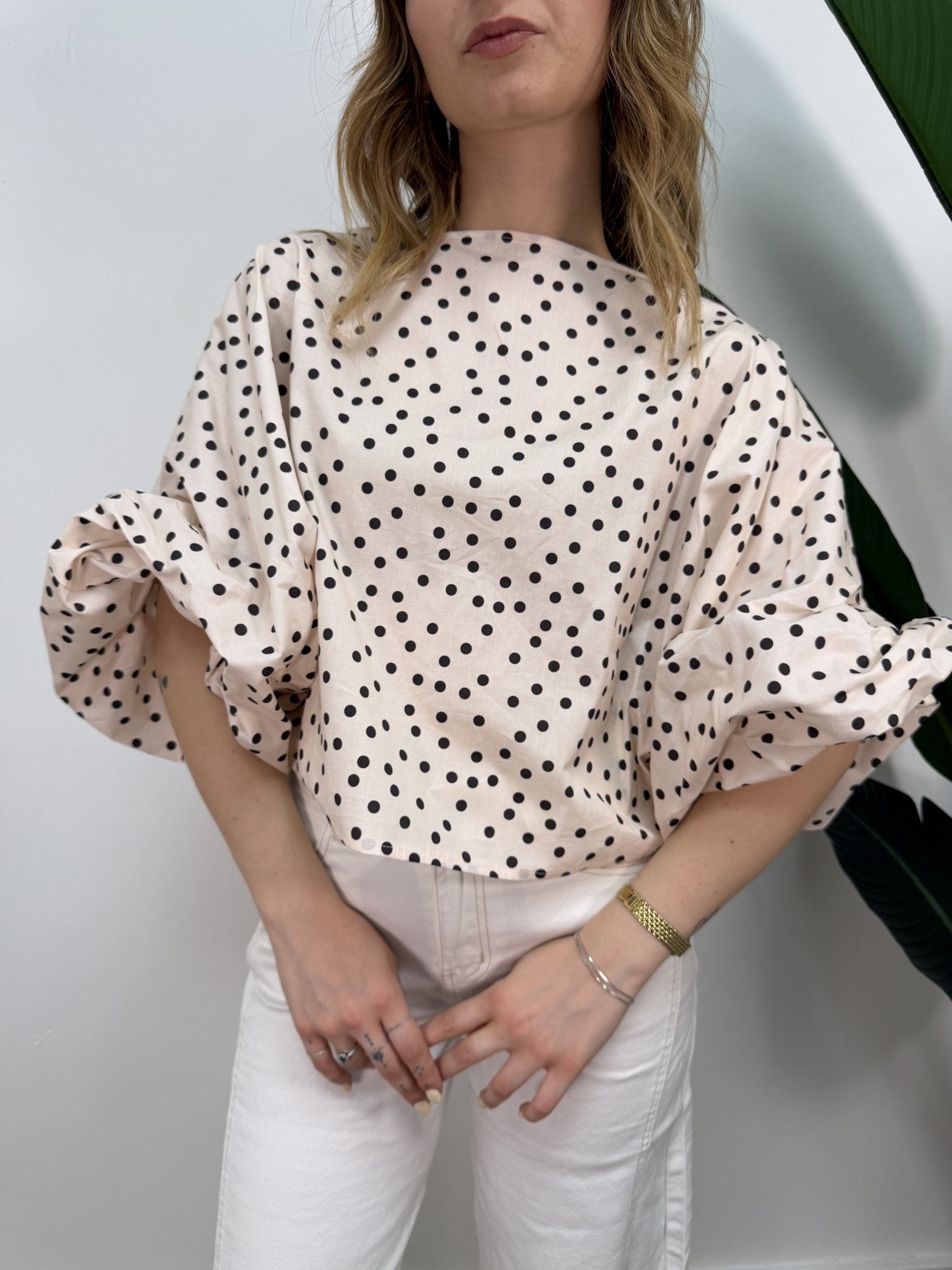 Blusa pois manica ampia MyD - GiuGiò | Shop online