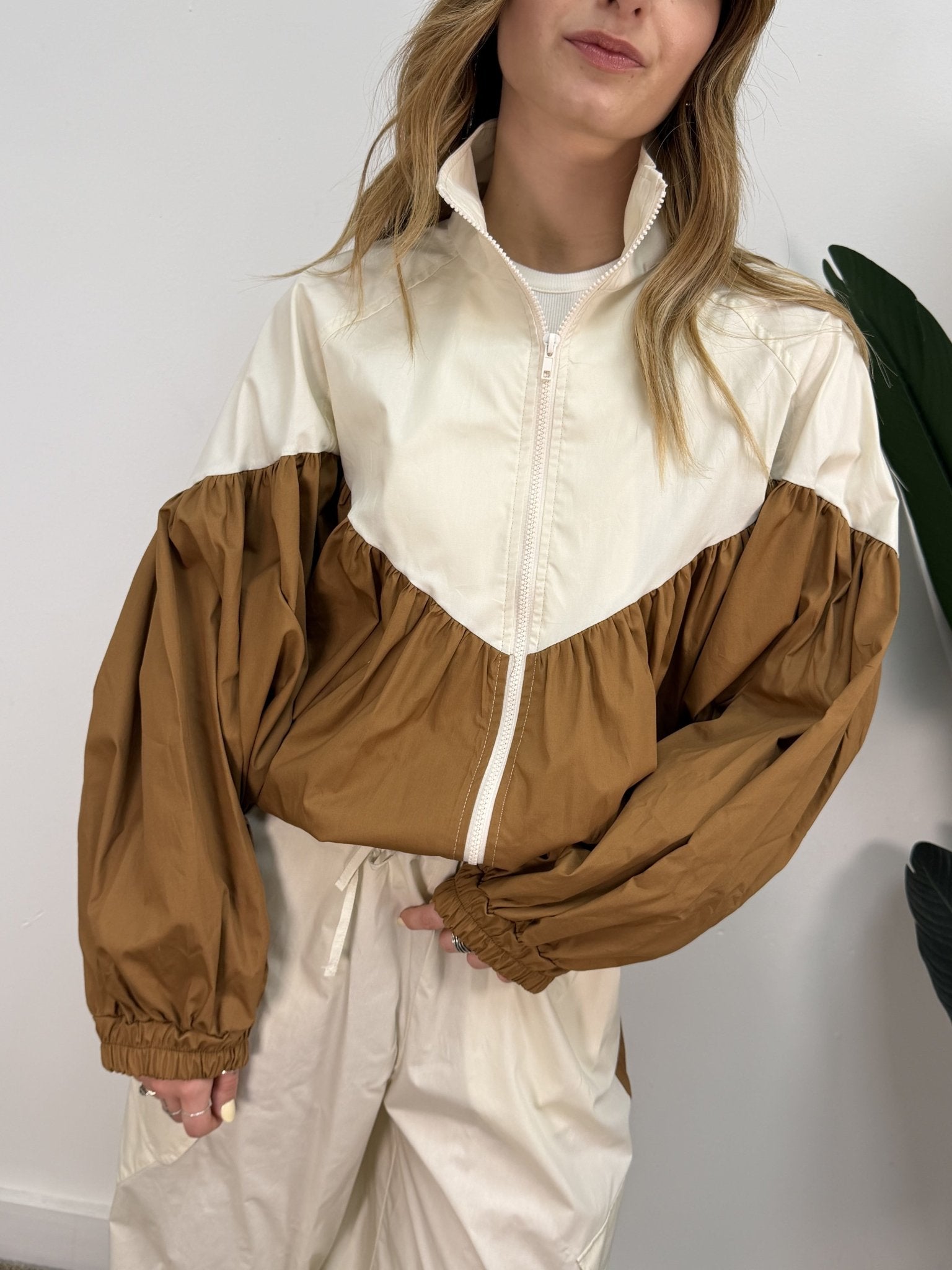 Bomber bicolor in cotone Tensione In - GiuGiò | Shop online