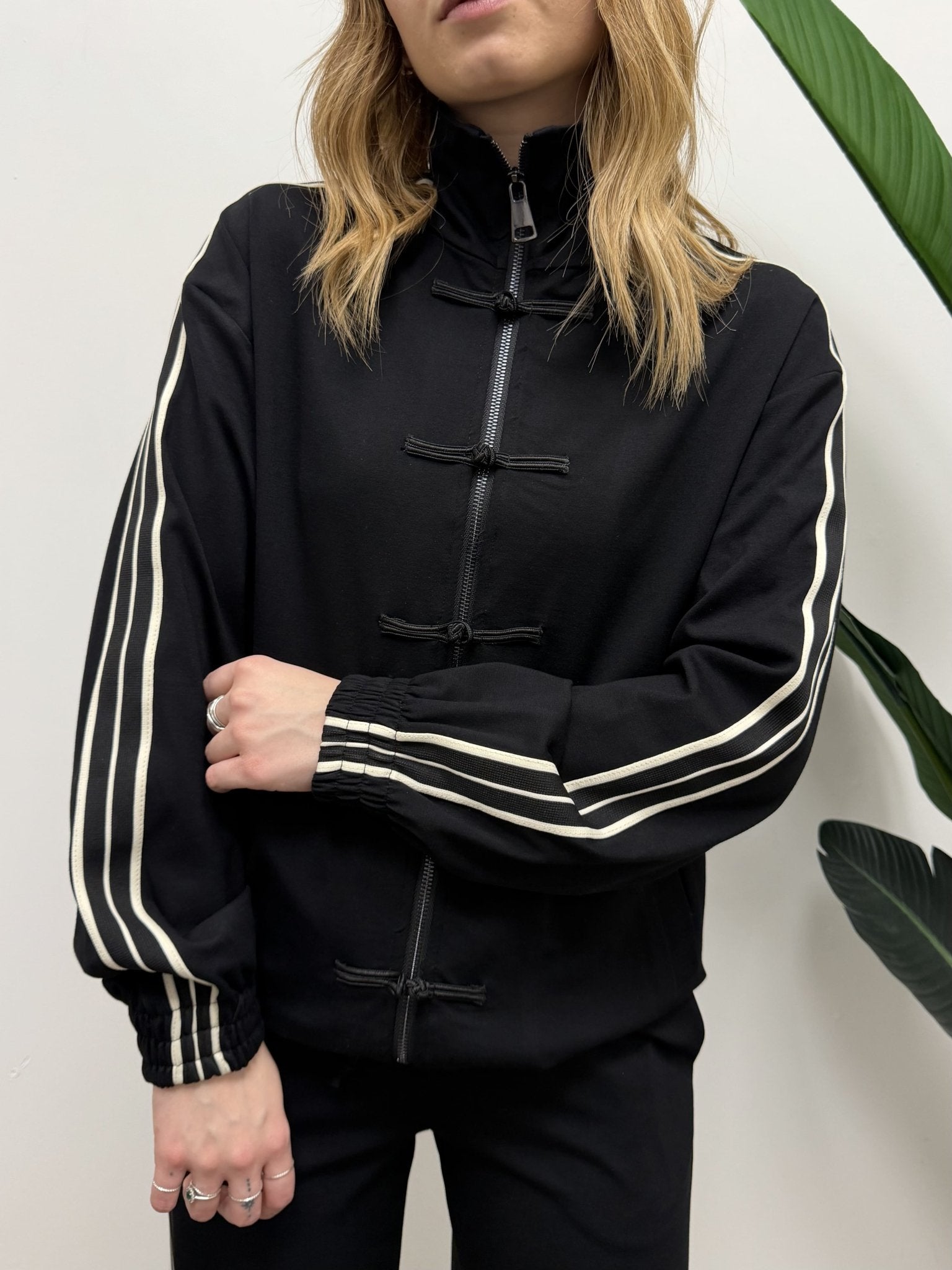 Bomber con bande laterali Susy Mix - GiuGiò | Shop online