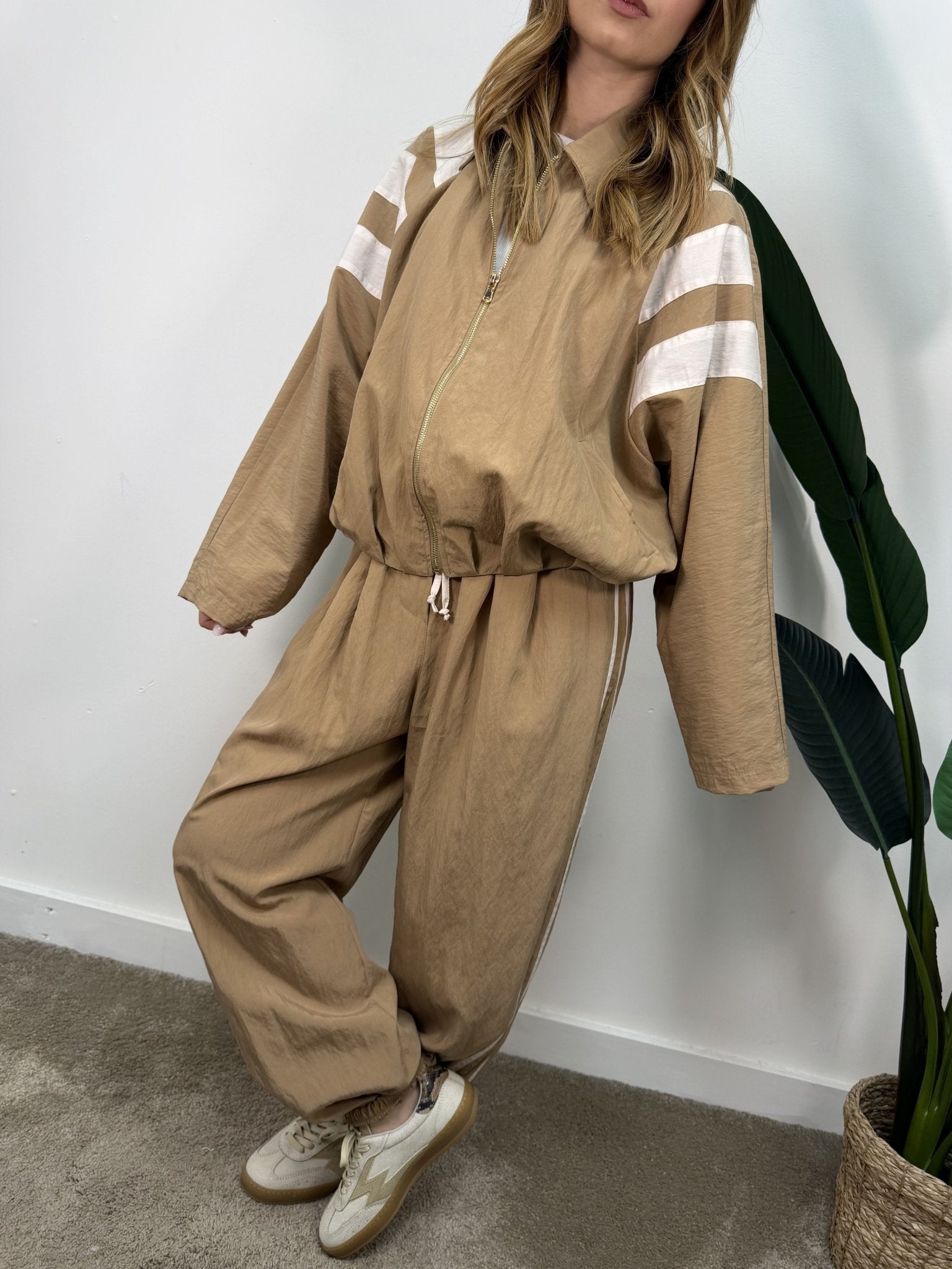 Bomber in lyocell bicolore con zip VICOLO - GiuGiò | Shop online