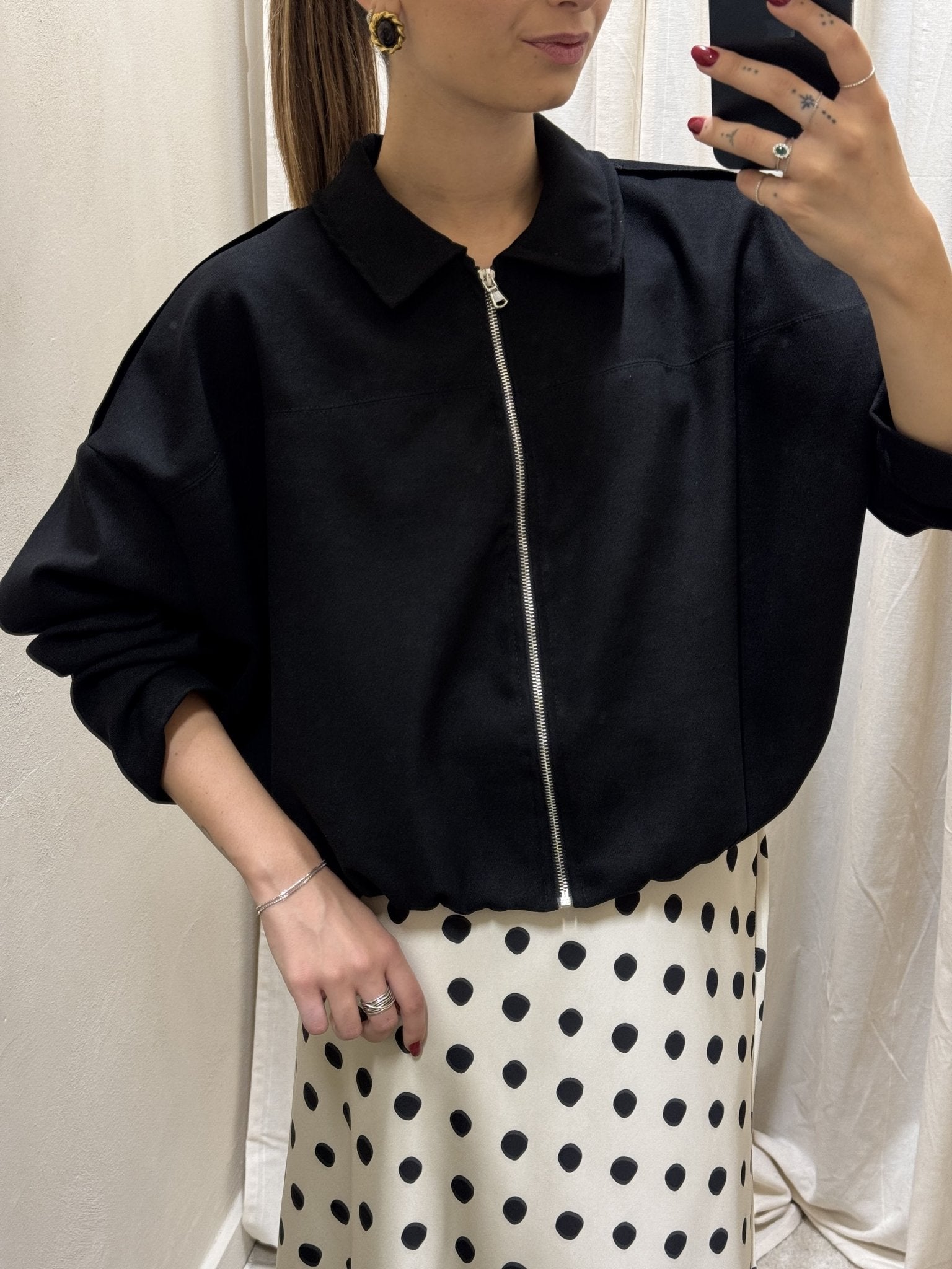 Bomber in tessuto MyD - GiuGiò | Shop online