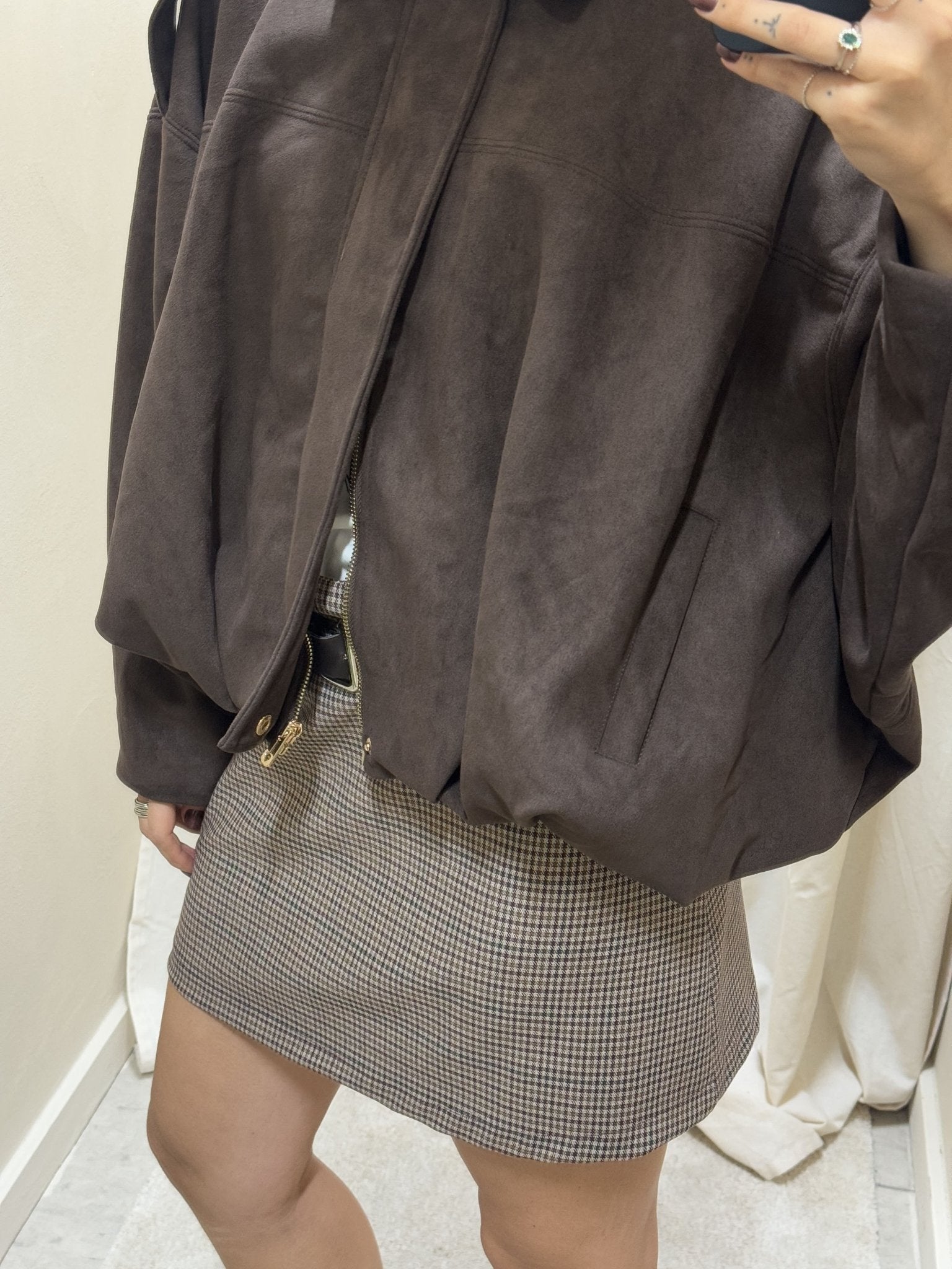 Bomber over in eco dainetto Susy Mix - GiuGiò | Shop online